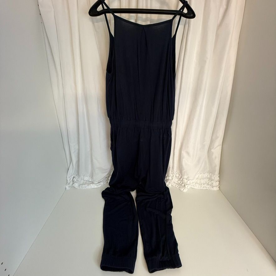 Other Bluivy Navy Surplice Jersey Jumpsuit Adjustable Waist Tie & Size 27" / US 4 / IT 40 - 7 Thumbnail