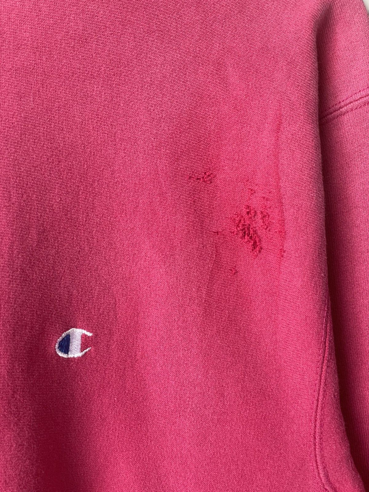 Champion × Vintage Vintage Champion Reverse Weave Pink Sweatshirts Size US XL / EU 56 / 4 - 3 Thumbnail