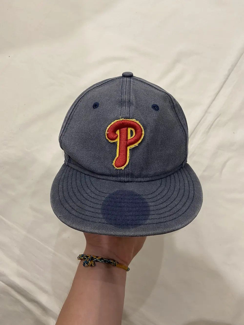 Hat Club VINTAGE PHILADELPHIA PHILLIES MLB FADED Y2K BASEBALL CAP HAT Size ONE SIZE - 8 Thumbnail