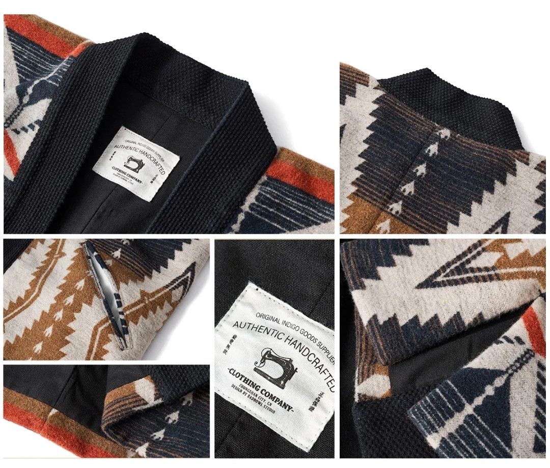 Japanese Brand × Vintage Vintage Western Nomadic Robe Kimono Jacket Size US M / EU 48-50 / 2 - 3 Thumbnail
