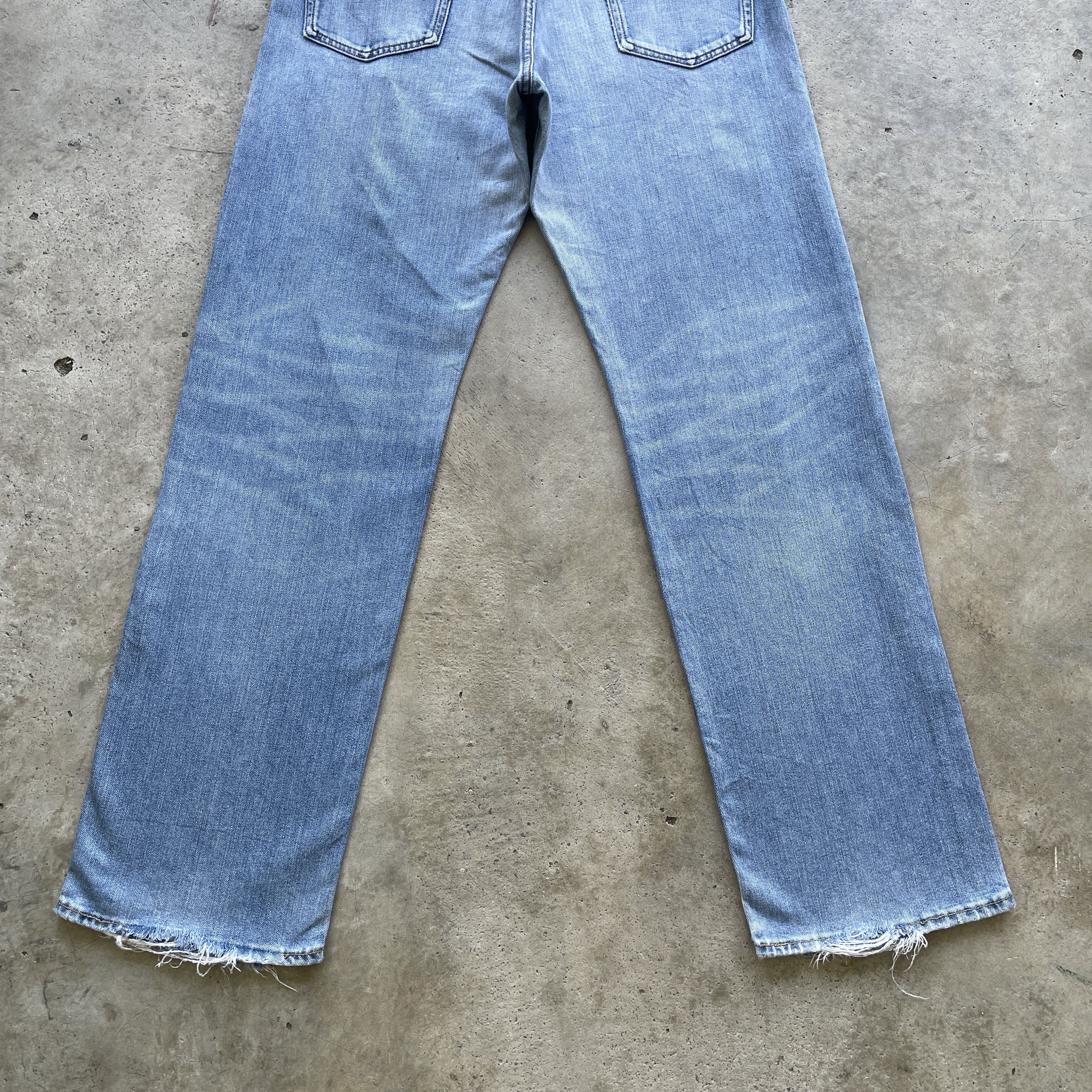 Japanese Brand VINTAGE JAPANESE DISTRESSED WASH DENIM FADED JEANS PANTS W32 Size US 32 / EU 48 - 9 Thumbnail