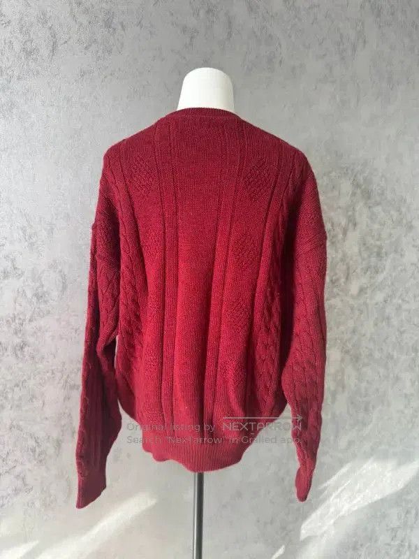 Burberry Burberry Wine Red Wool Long Sleeve Sweater. Size M / US 6-8 / IT 42-44 - 5 Thumbnail