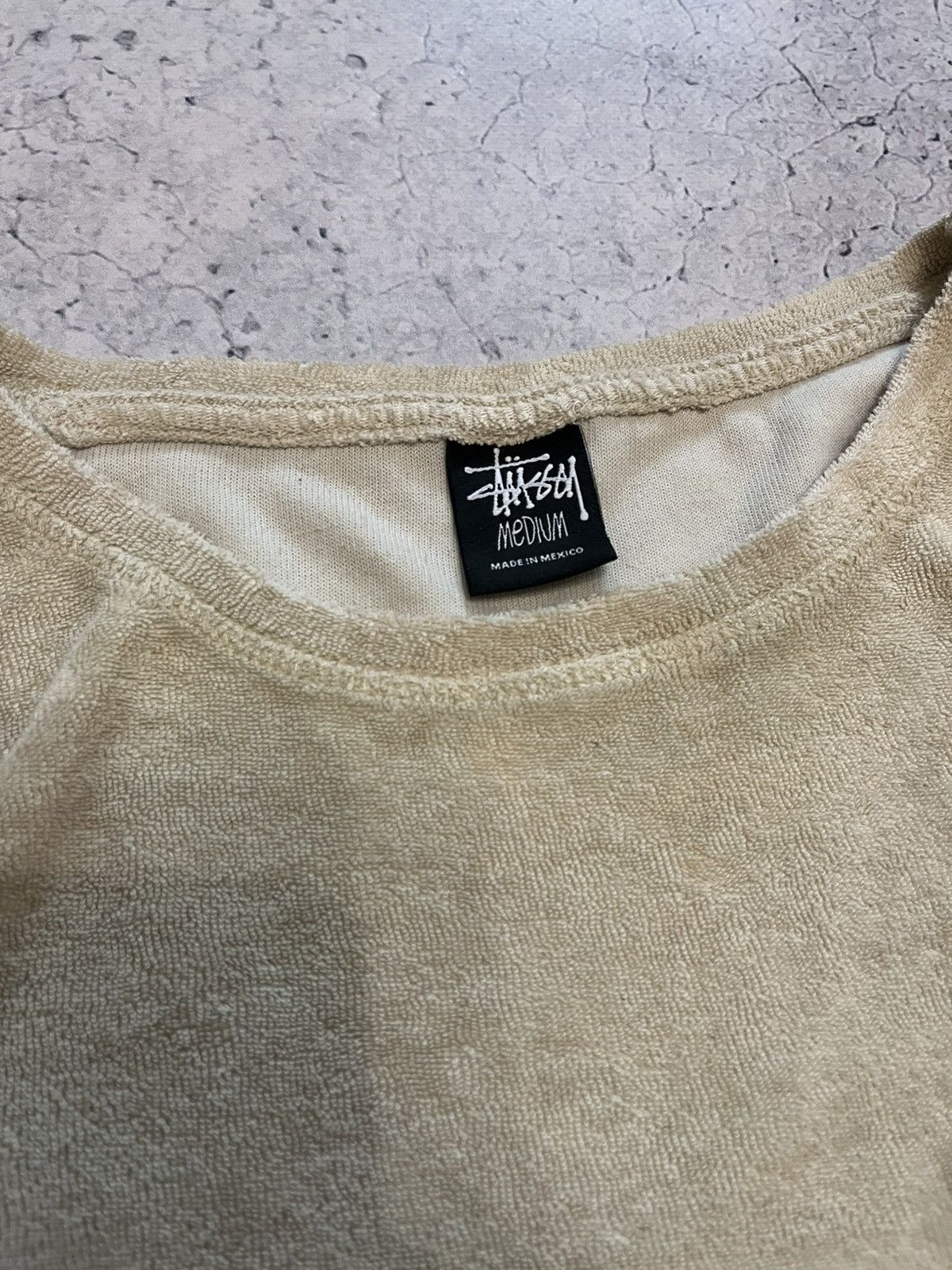 Stussy × Vintage Vintage Velour Stussy Tee Logo Vintage Size US M / EU 48-50 / 2 - 3 Thumbnail