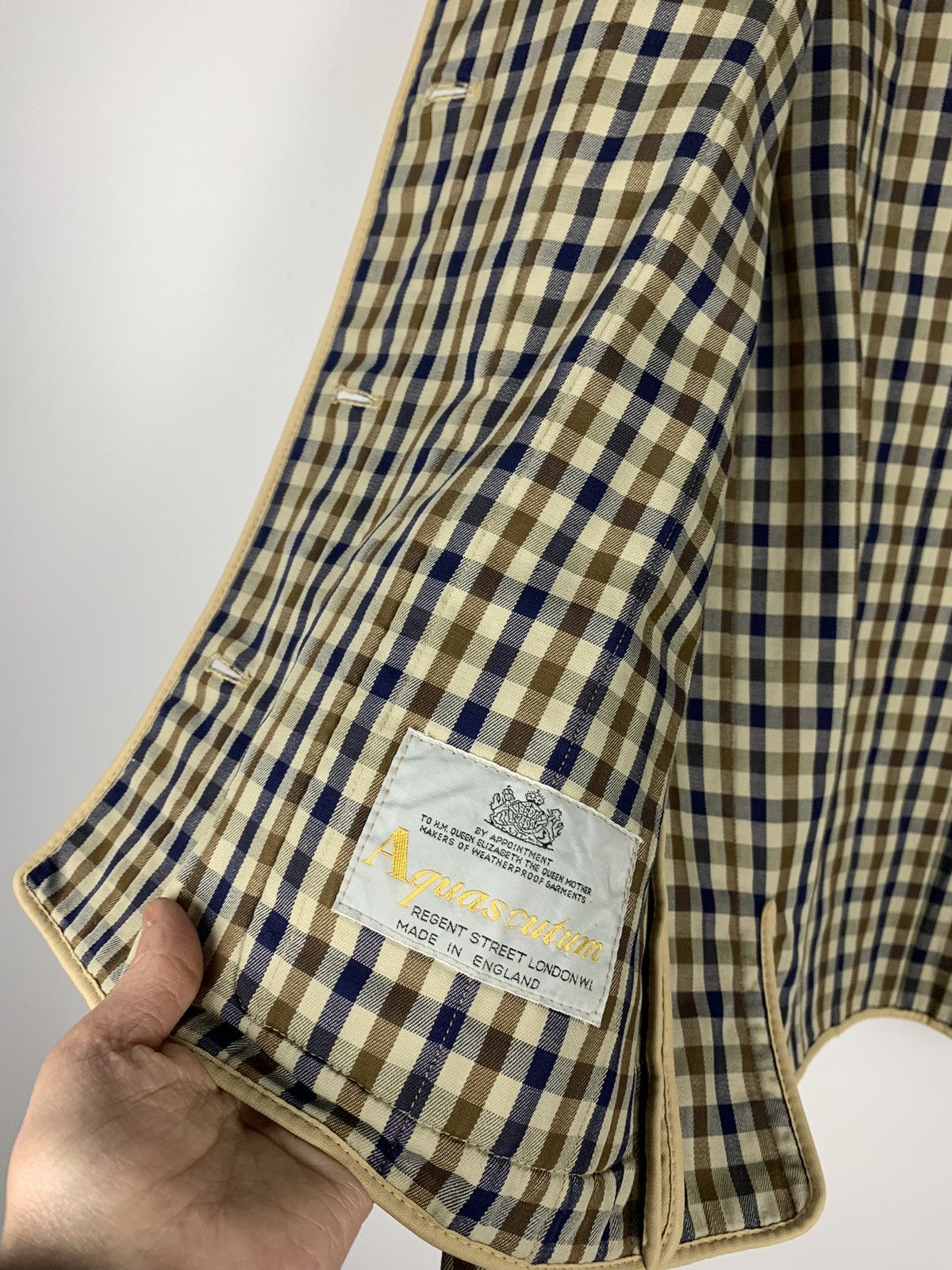 Aquascutum Aquascutum Showerproof Padded Jacket Sz M House Check Lining Size M / US 6-8 / IT 42-44 - 10 Thumbnail