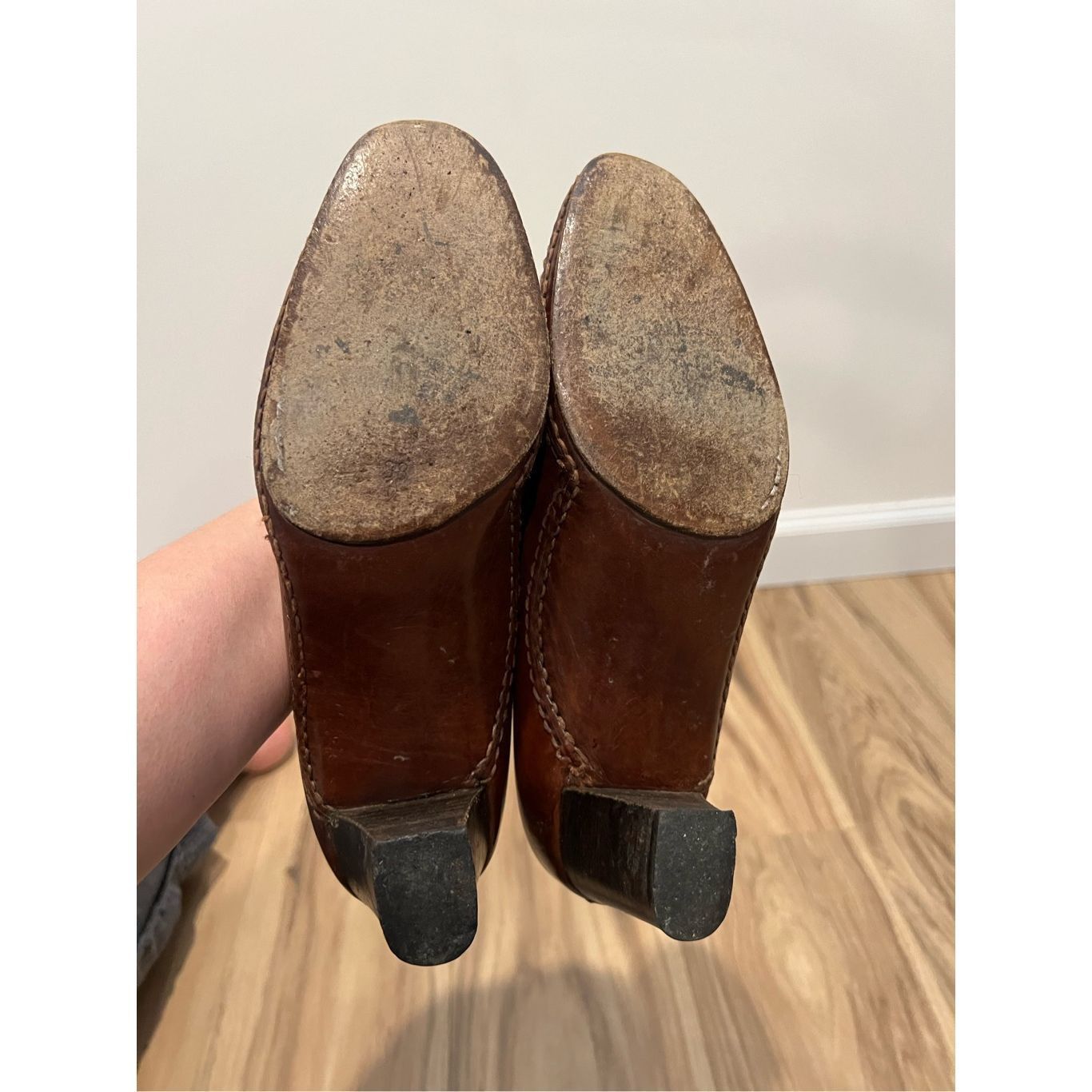 Other Quercioli Firenze Vintage Leather Heels Handmade in Italy eu Size US 8 / IT 38 - 6 Thumbnail