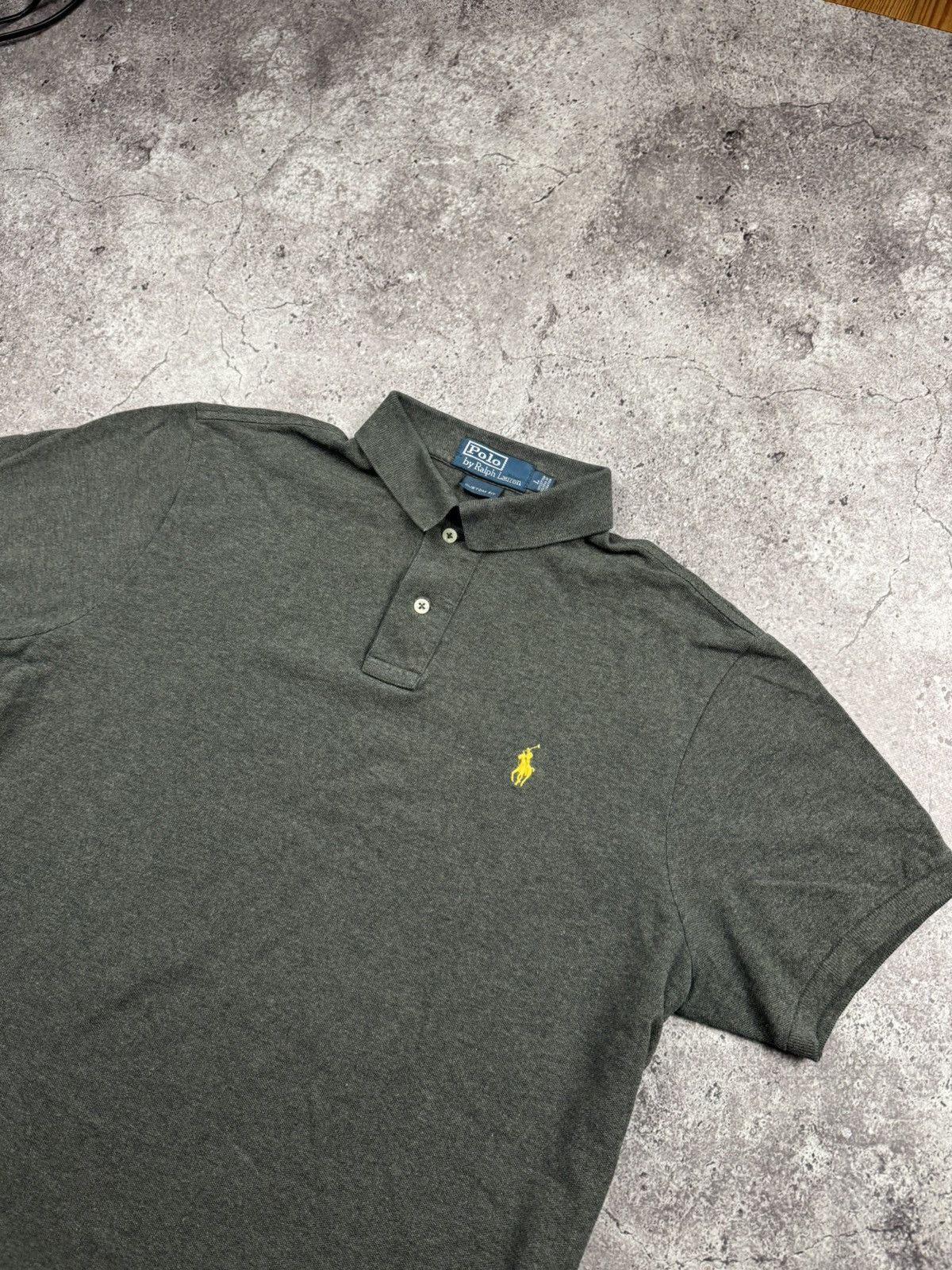 Polo Ralph Lauren Y2K Vintage Polo Ralph Lauren Gray Polos Rugby Shirt Japan Size US L / EU 52-54 / 3 - 4 Thumbnail