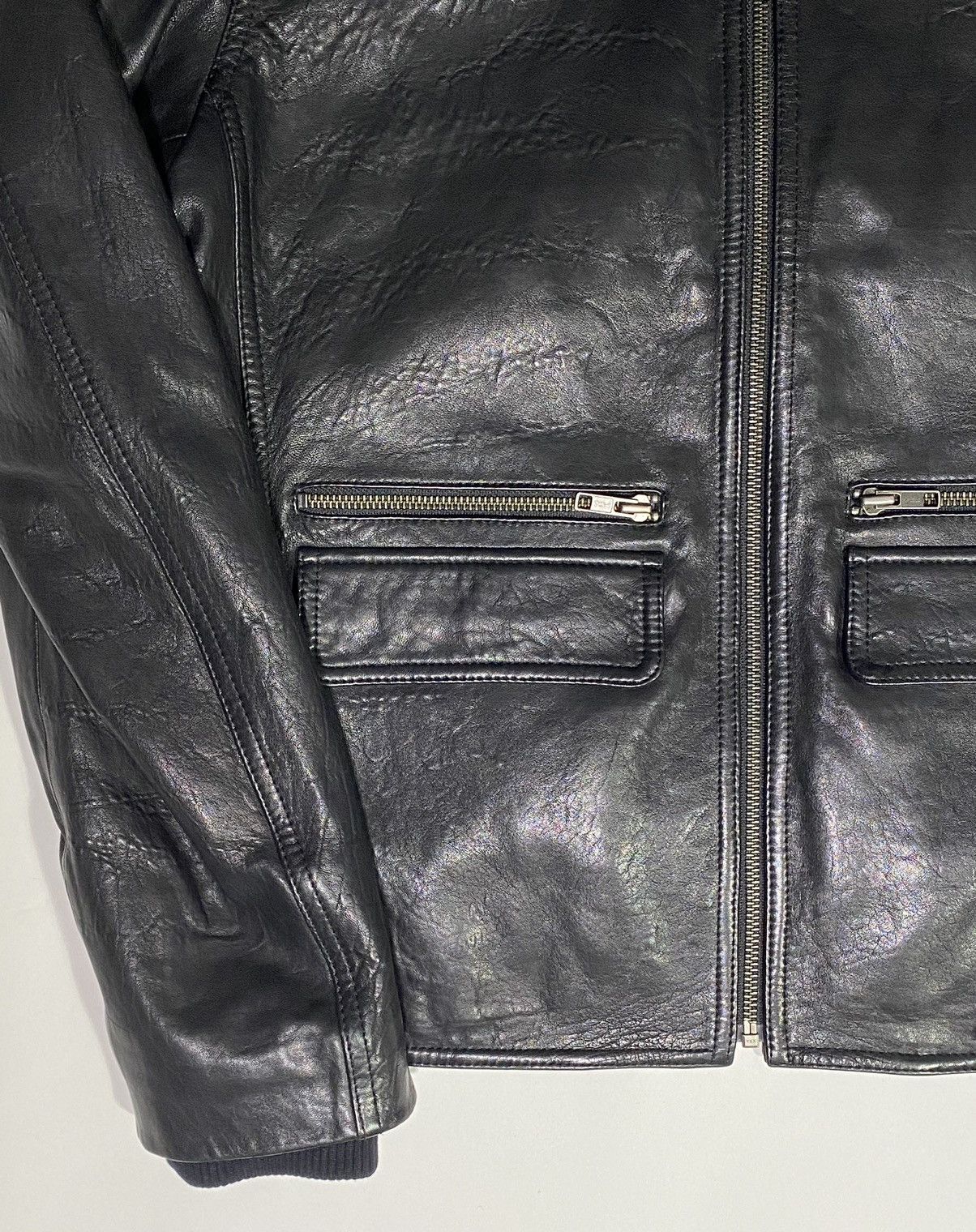 Earnest Sewn × Vintage Earnest Sewn Leather racing Jacket (sz Med) NWOT Size US M / EU 48-50 / 2 - 5 Thumbnail
