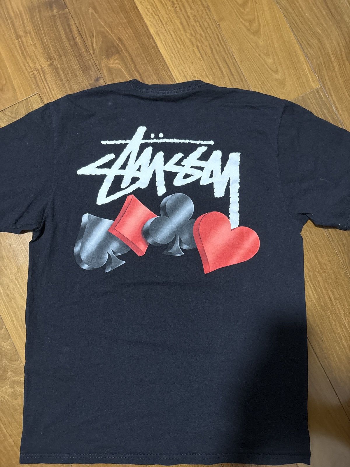 Stussy "suits" black tee size M