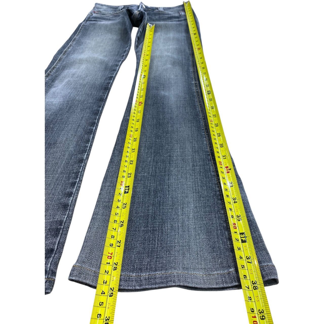 Edwin Edwin 503 Faded Black Wash Style Flare Jeans Size US 28 / EU 44 - 9 Thumbnail