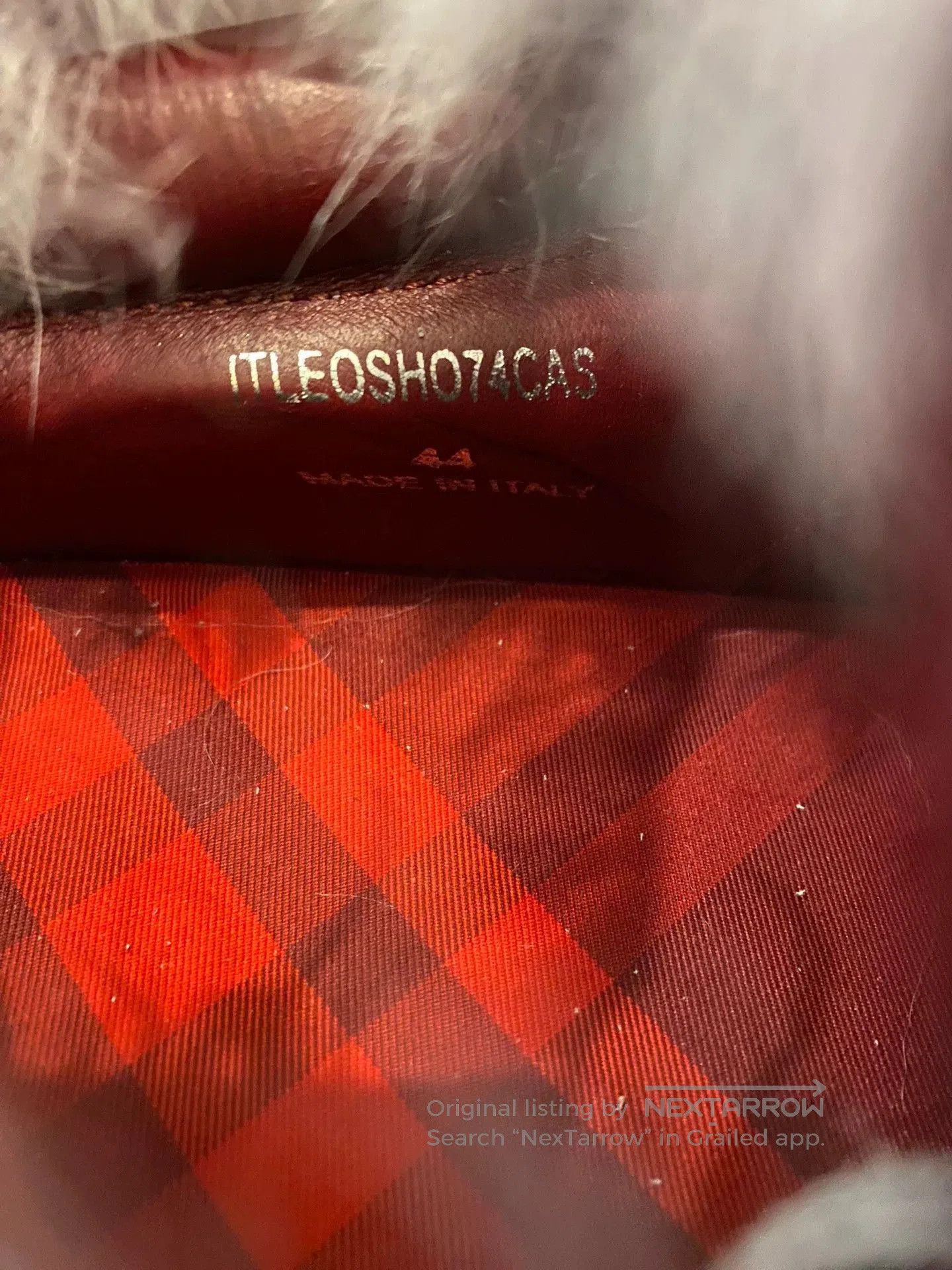 Burberry Pink Furry Slip. Size US 11 / EU 44 - 9 Thumbnail