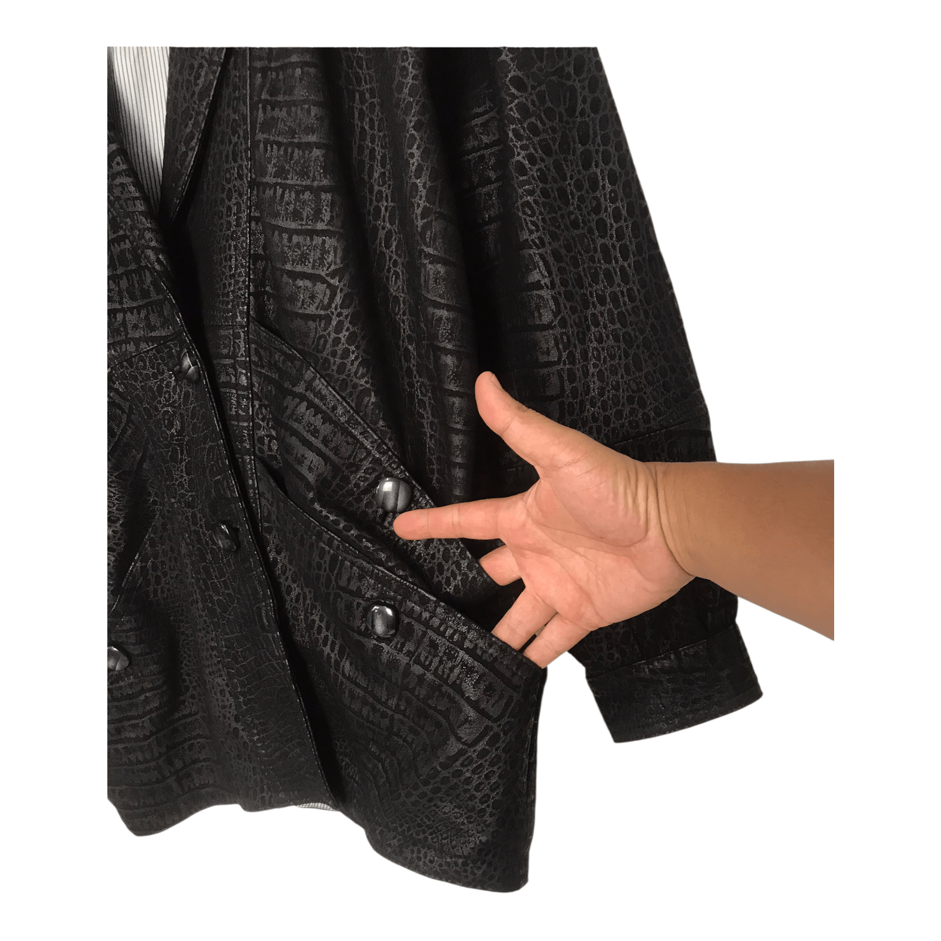 If Six Was Nine Peter pell Fodera Virscosa Crocodile jacket Size US M / EU 48-50 / 2 - 6 Thumbnail
