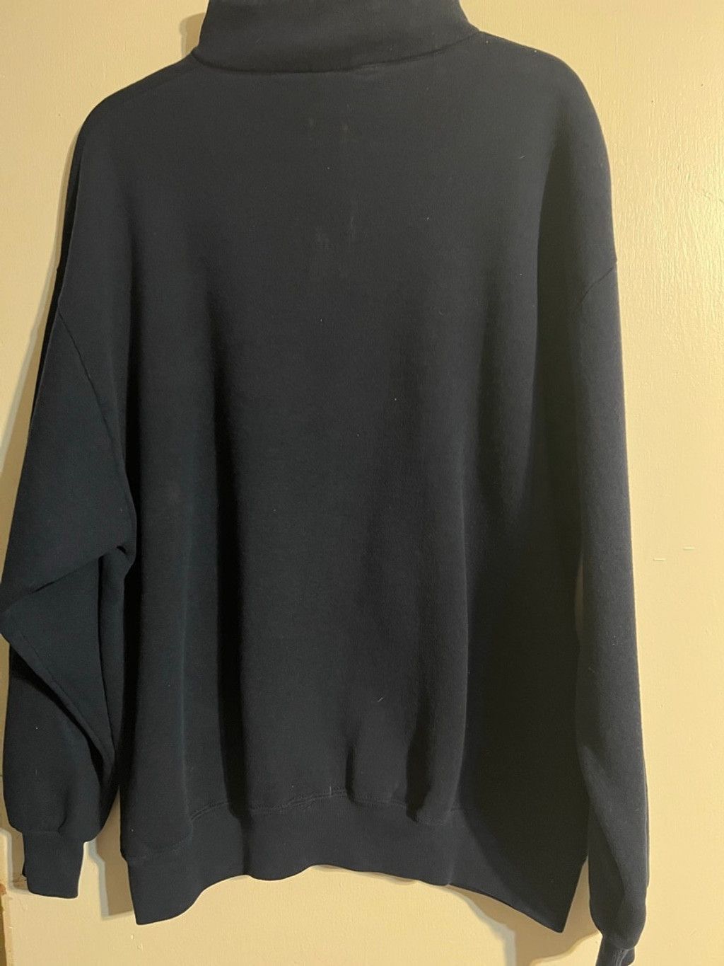Jerzees Men's Jerzees Navy Blue Gatlinburg Quarter-Zip Sweatshirt XL Size US XL / EU 56 / 4 - 2 Thumbnail