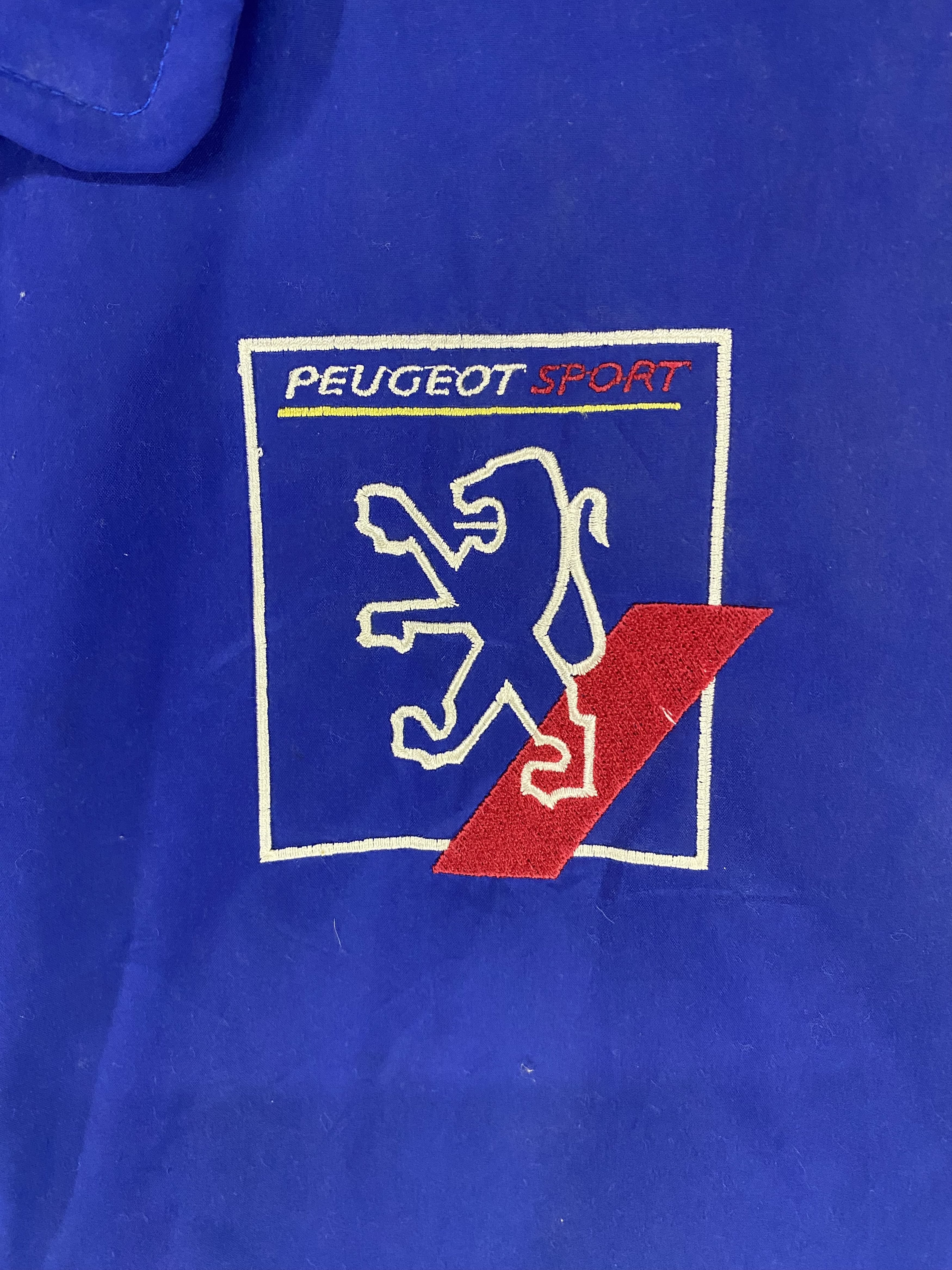 Vintage 90s Peugeot CLAAS embroidered logo coah jacket Size US L / EU 52-54 / 3 - 7 Thumbnail
