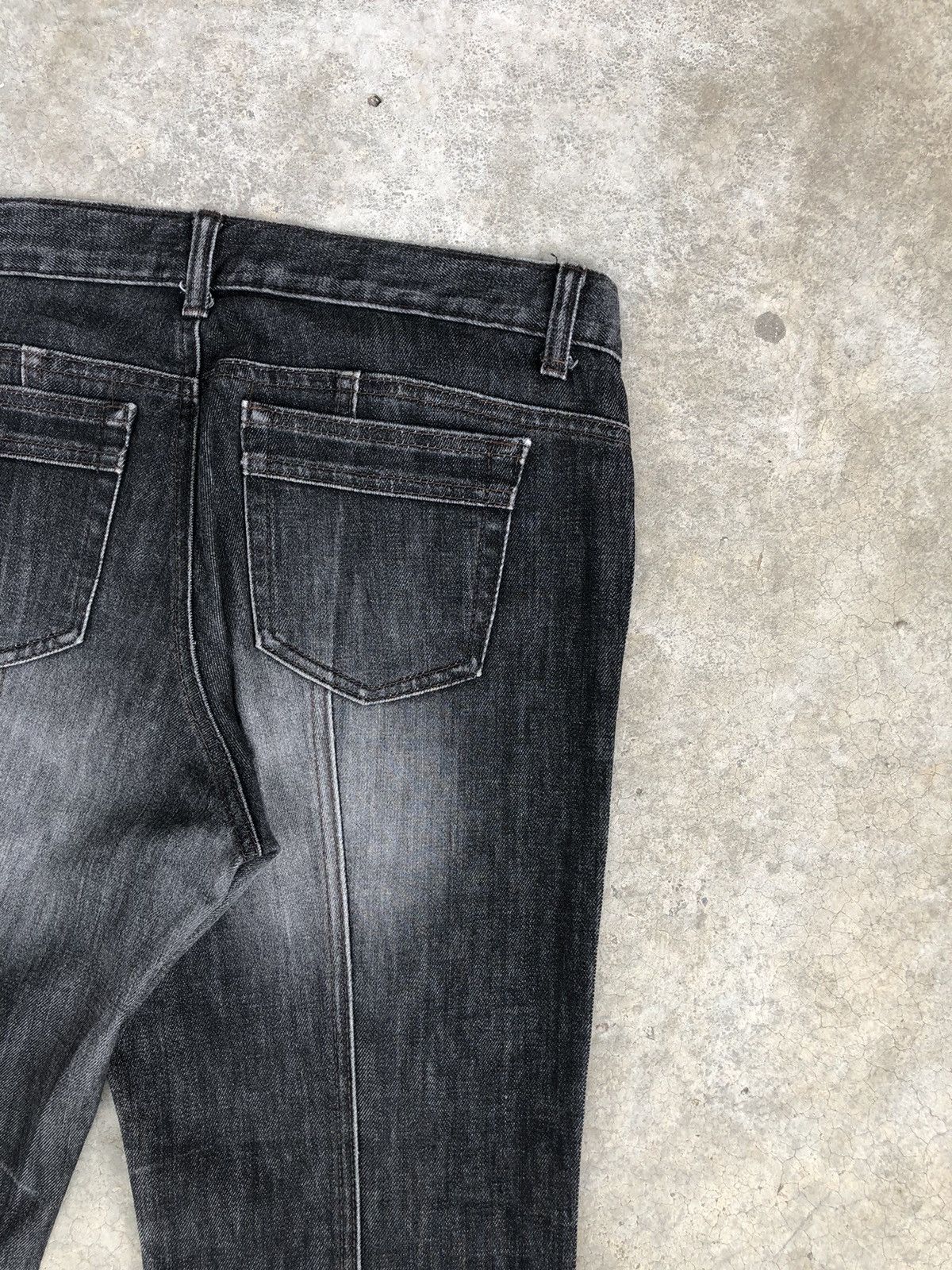 If Six Was Nine Japanese Kumikyoku Flared Jeans Distressed Jeans Size US 32 / EU 48 - 10 Thumbnail