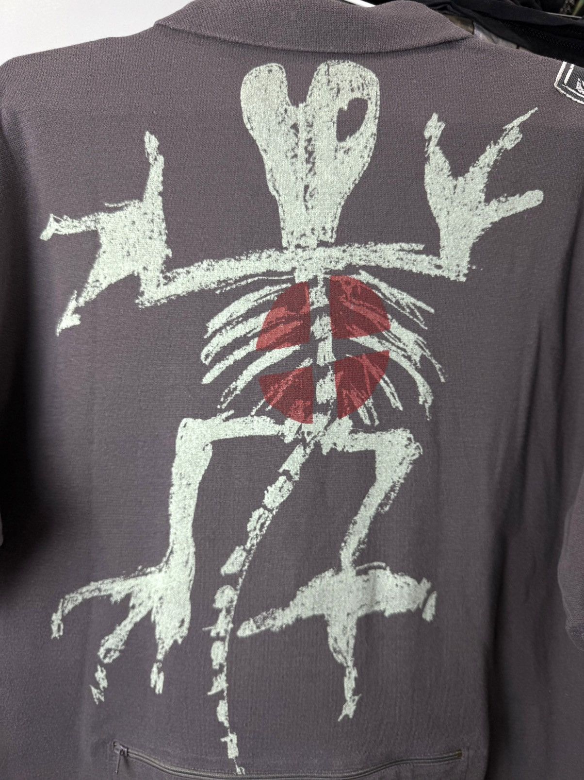 Vintage Vintage Skeleton Surf Style Big Print T Shirt Stussy Hype Size US M / EU 48-50 / 2 - 8 Thumbnail