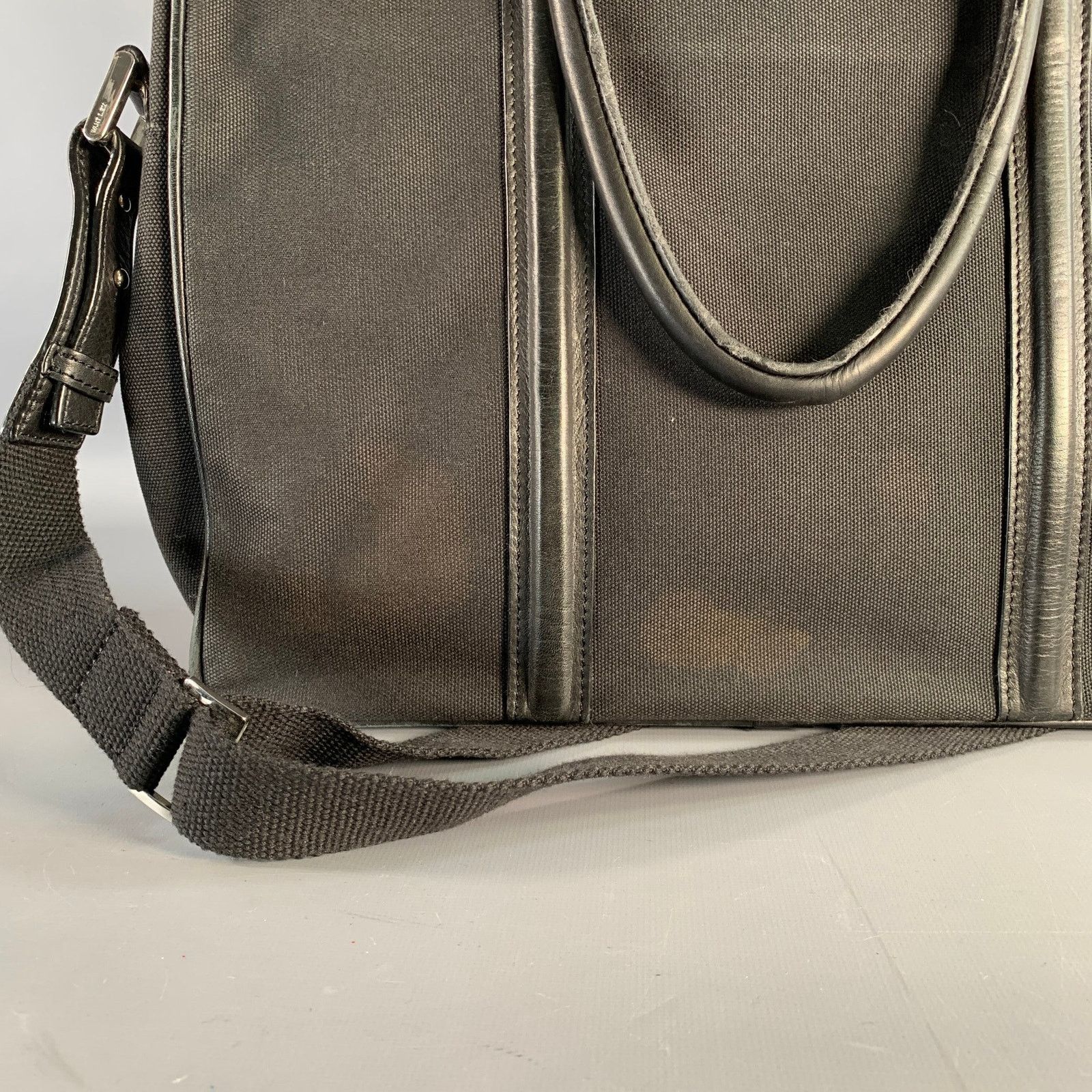 WANT Les Essentiels WANT LES ESSENTIELS DE LA VIE Black Cotton Laptop Bag Size ONE SIZE - 4 Thumbnail