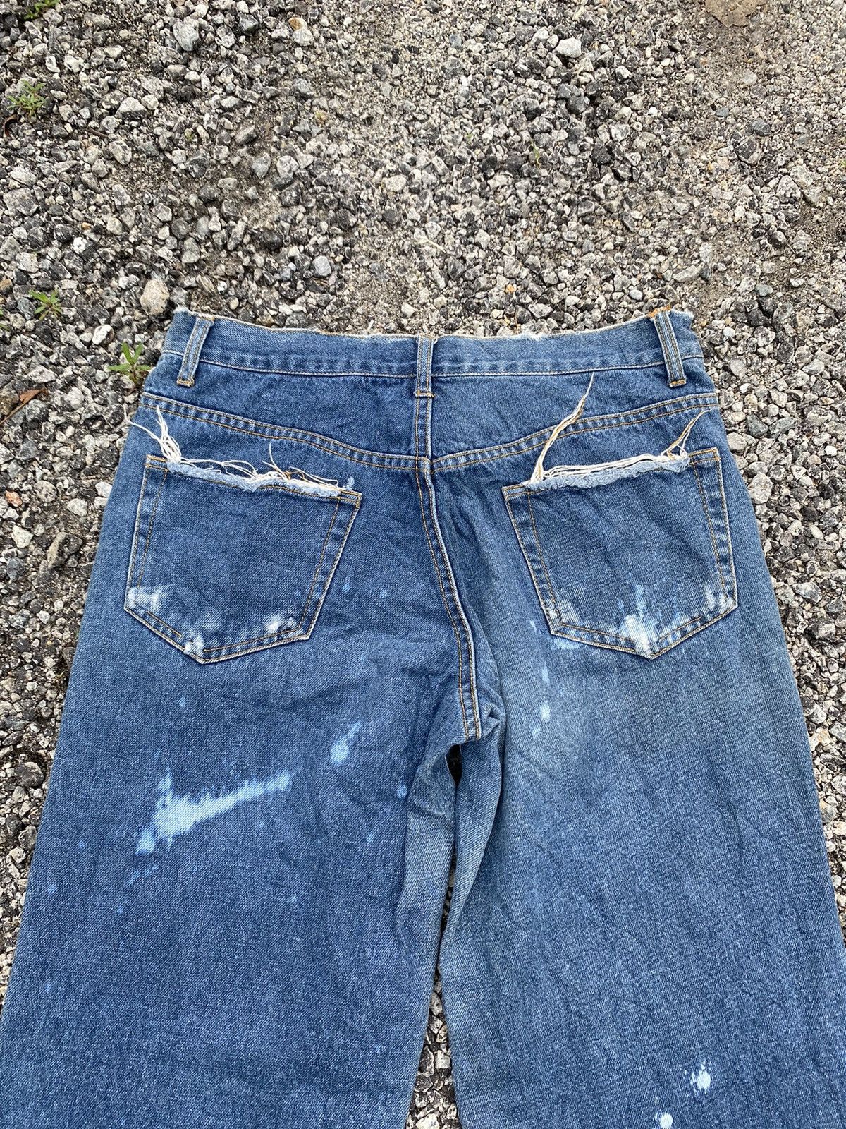 Japanese Brand × Vintage Vintage Nylaus Baggy Bleached Denim Size US 33 - 6 Thumbnail