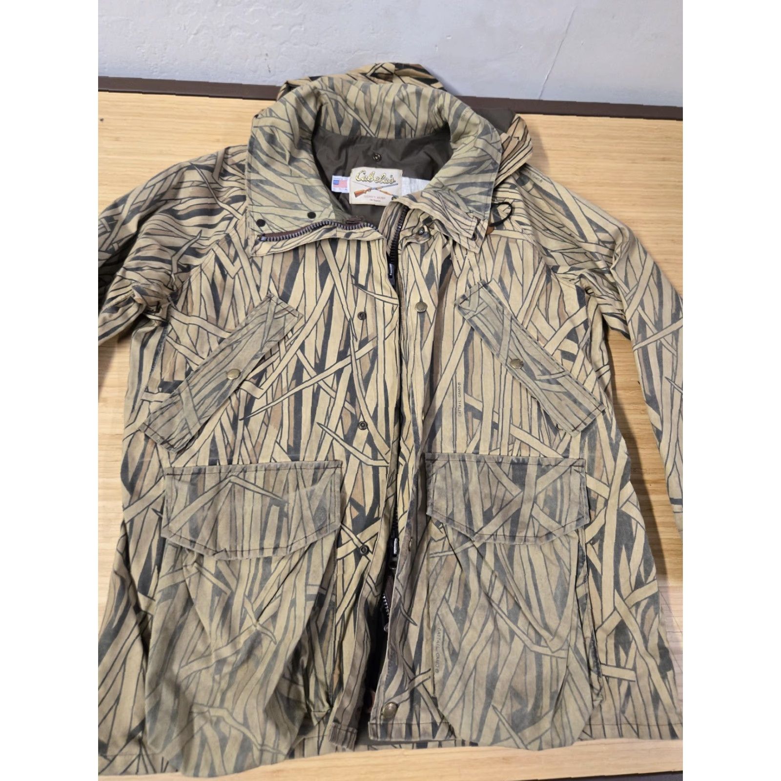 Vintage VINTAGE Cabela's Jacket Mens Large Camo Gore-Tex Hunting Coat Waterproof USA 90s Size US M / EU 48-50 / 2 - 3 Thumbnail