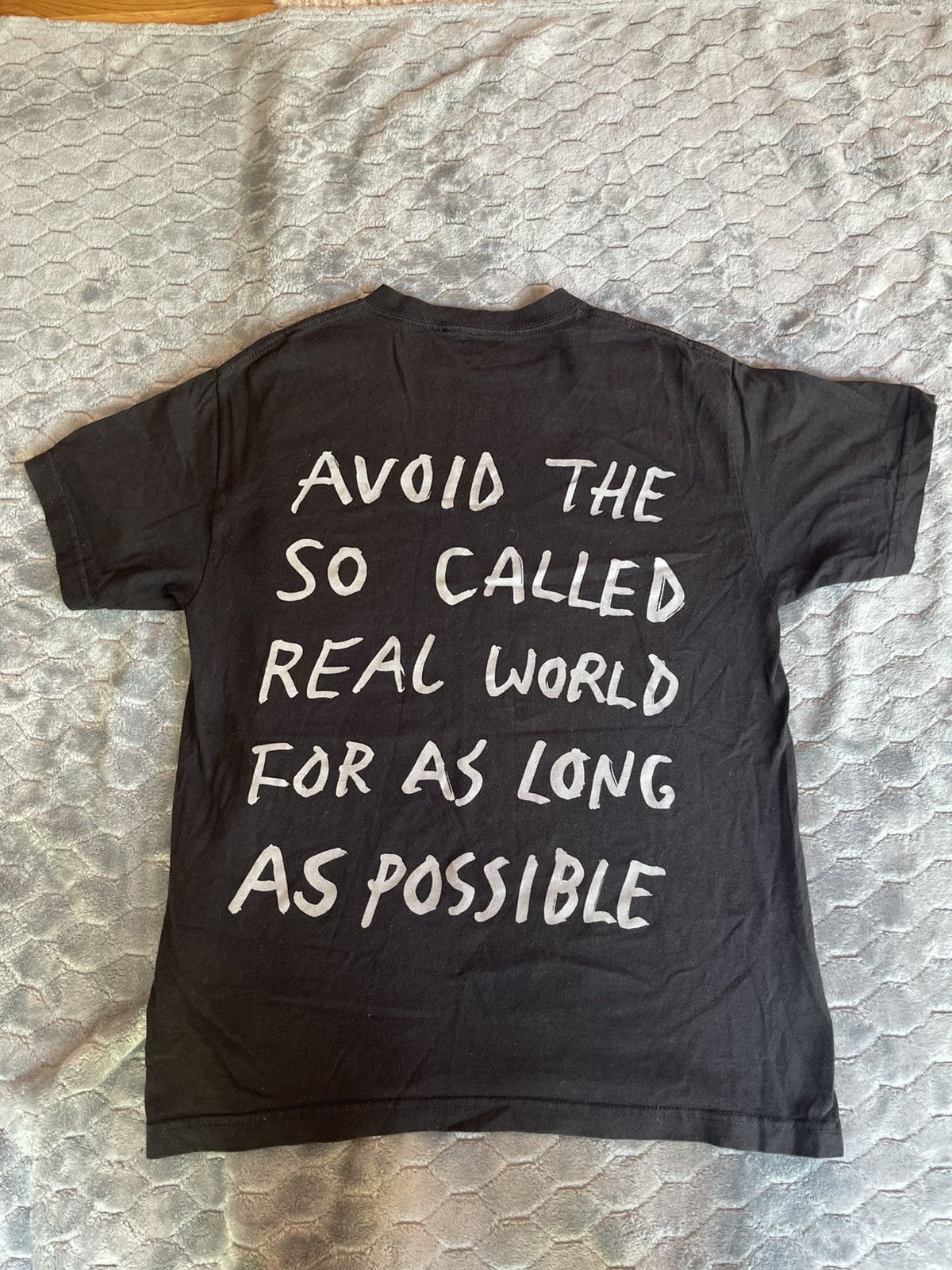 GX1000 × Vintage GX1000 “AVOID THE SO-CALLED REAL WORLD” T-Shirt Black Size US M / EU 48-50 / 2 - 4 Thumbnail