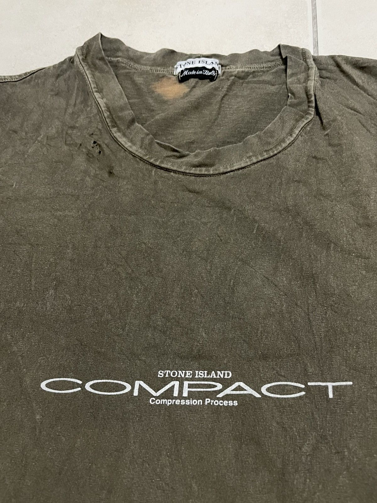 Stone Island Vintage Stone Island Compact Tshirt Size US M / EU 48-50 / 2 - 3 Thumbnail