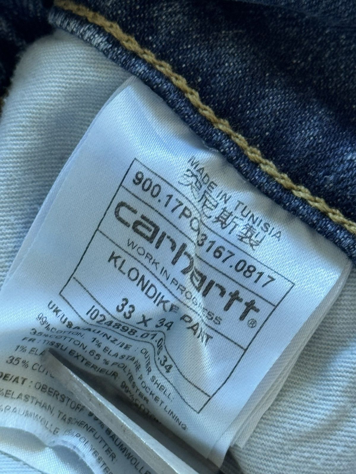 Carhartt Carhartt WIP Denim jeans Size US 33 - 5 Thumbnail