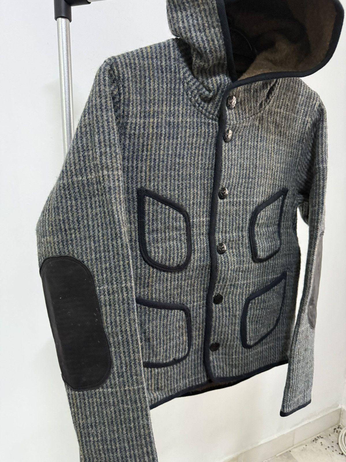 Kapital Kapital Wool-Hemp "Kamp" Hooded Jacket Size US XS / EU 42 / 0 - 5 Thumbnail
