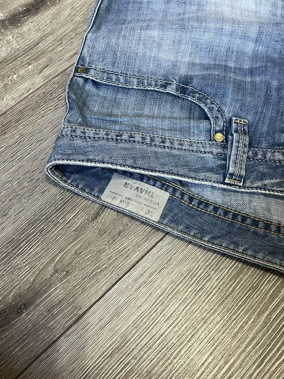 Distressed Vintage Washed Denim Diesel Jeans Pants