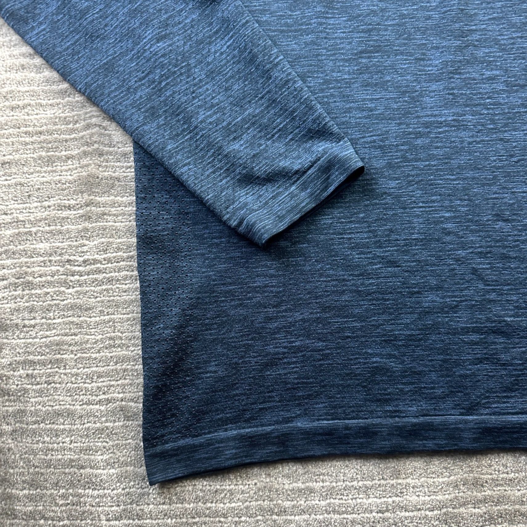 Lululemon Lululemon Sweater Mens Large Blue Half Zip Vent Tech Size US L / EU 52-54 / 3 - 6 Thumbnail