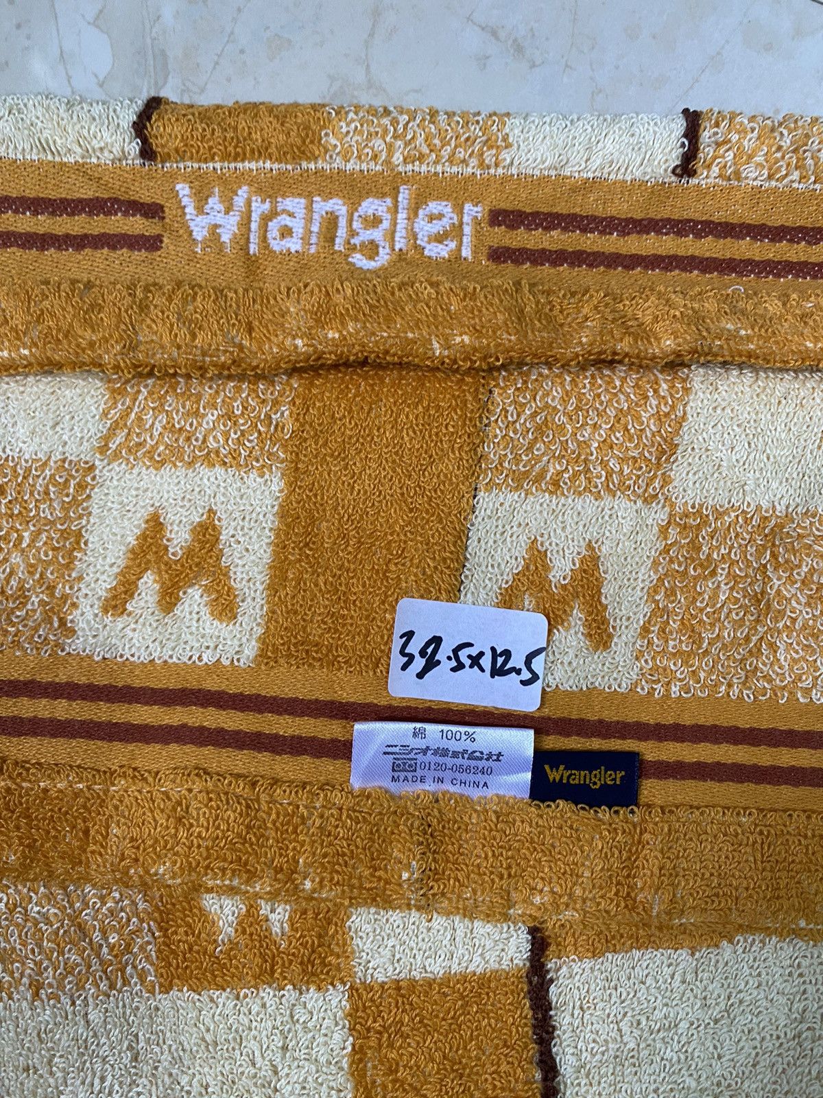 Vintage 💥VINTAGE WRANGLER Jeans brand Face/ Hand Towel Size ONE SIZE - 3 Thumbnail