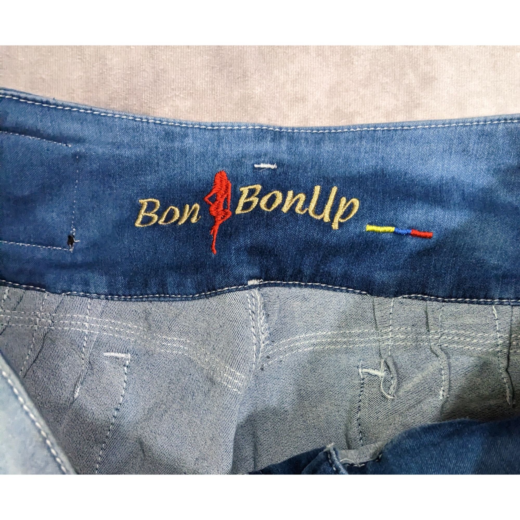 Other Distressed Embroidered Jeans by Bon Bonup Size 32" / US 10 / IT 46 - 9 Thumbnail