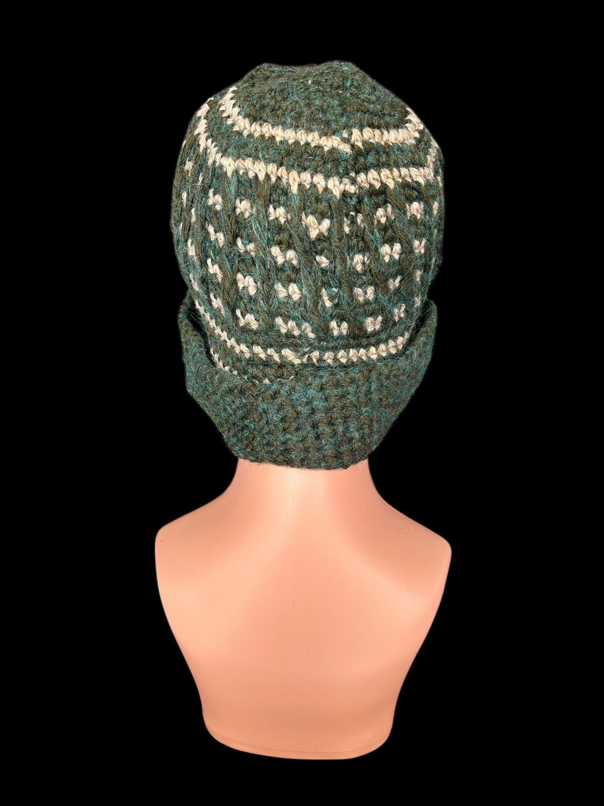 Kapital Crochet Knitted Handmade hairy Big Beanie Hats Size ONE SIZE - 4 Thumbnail