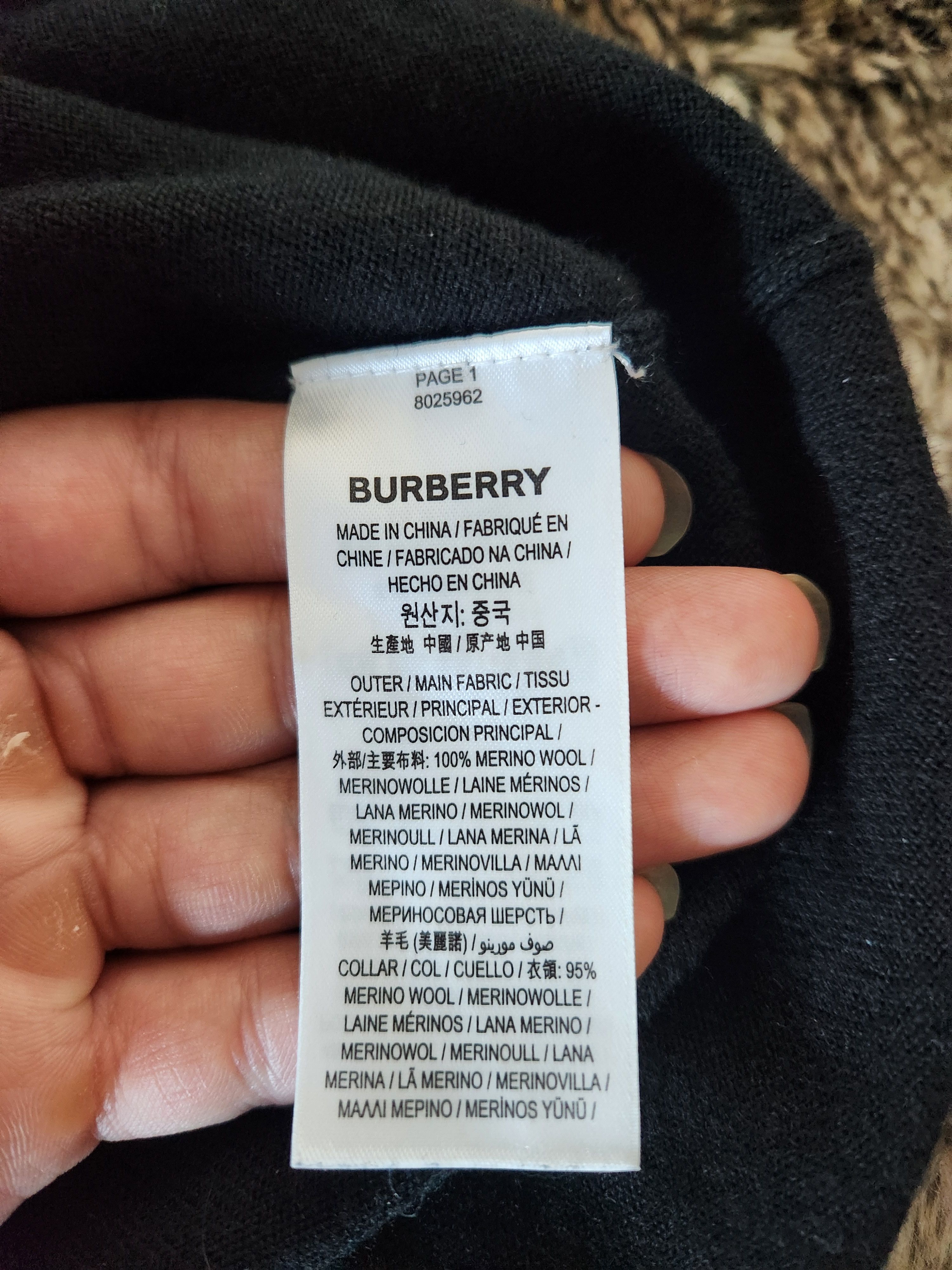 Burberry Burberry Wool Polo Size US S / EU 44-46 / 1 - 4 Thumbnail