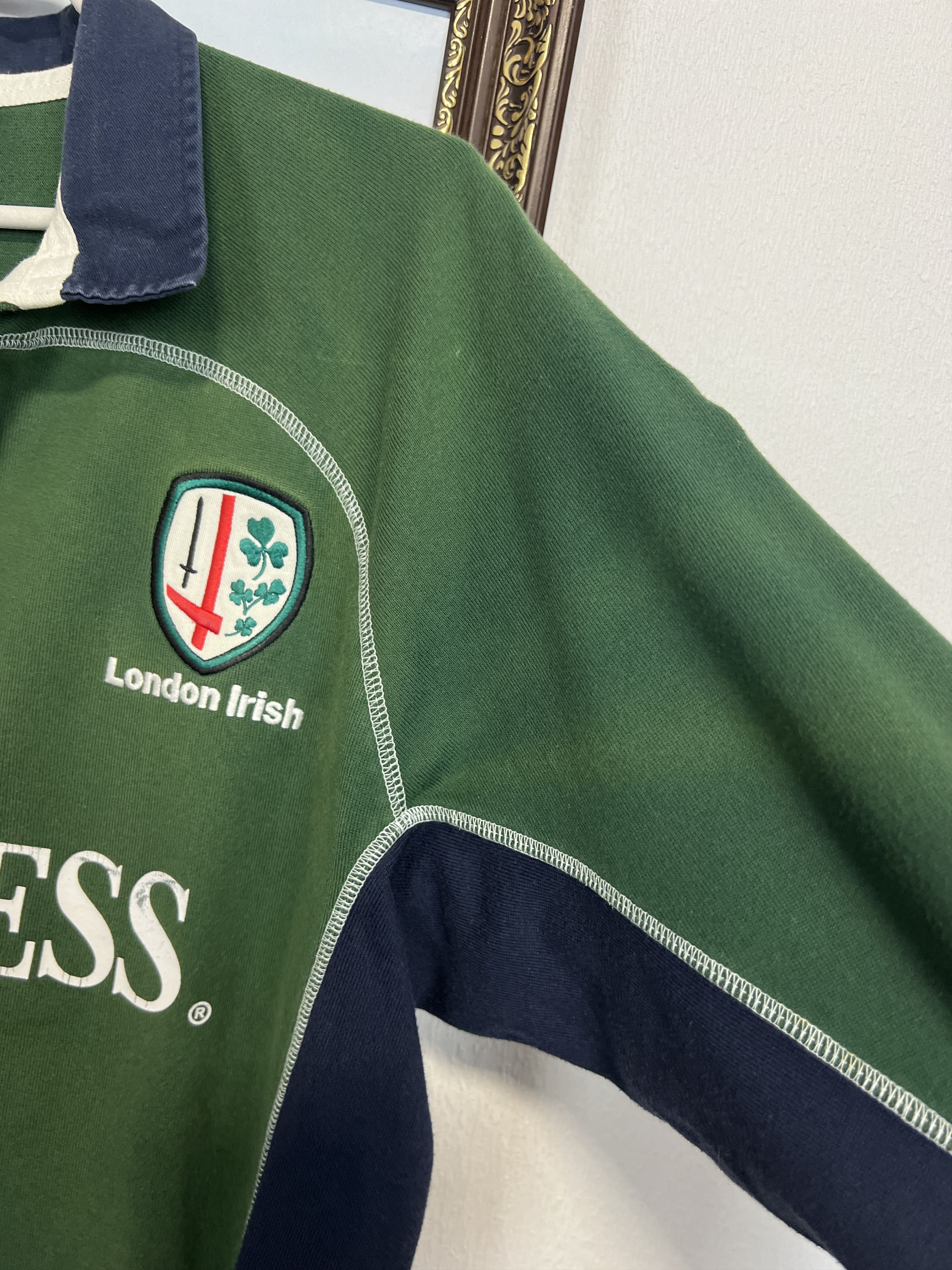 Vintage Canterbury London Irish Rugby Jersey Long Sleeve Shirt Size US M / EU 48-50 / 2 - 12 Thumbnail