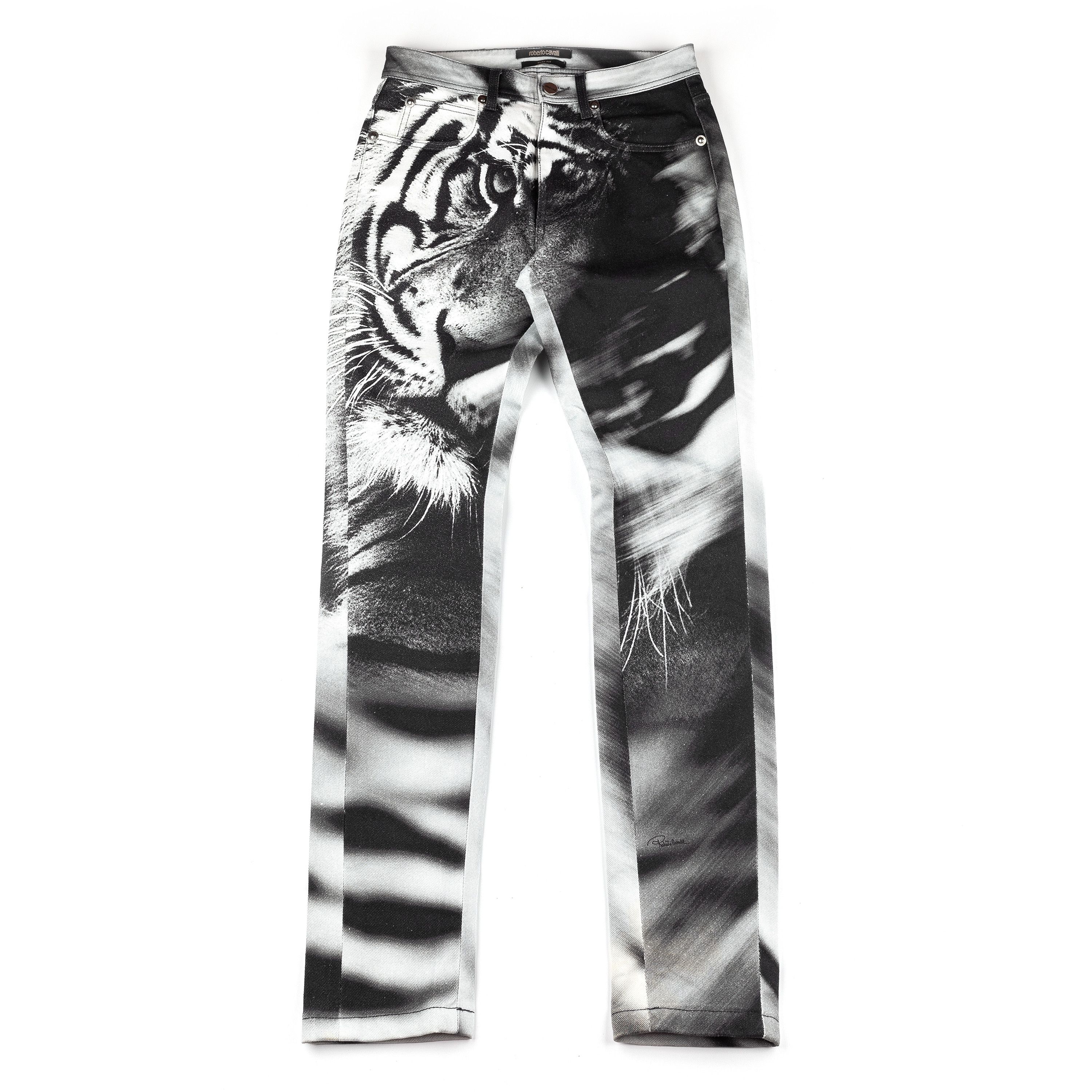 Roberto Cavalli Roberto Cavalli Re-Edition Tiger Pants (S) Size US 29 - 1 Thumbnail