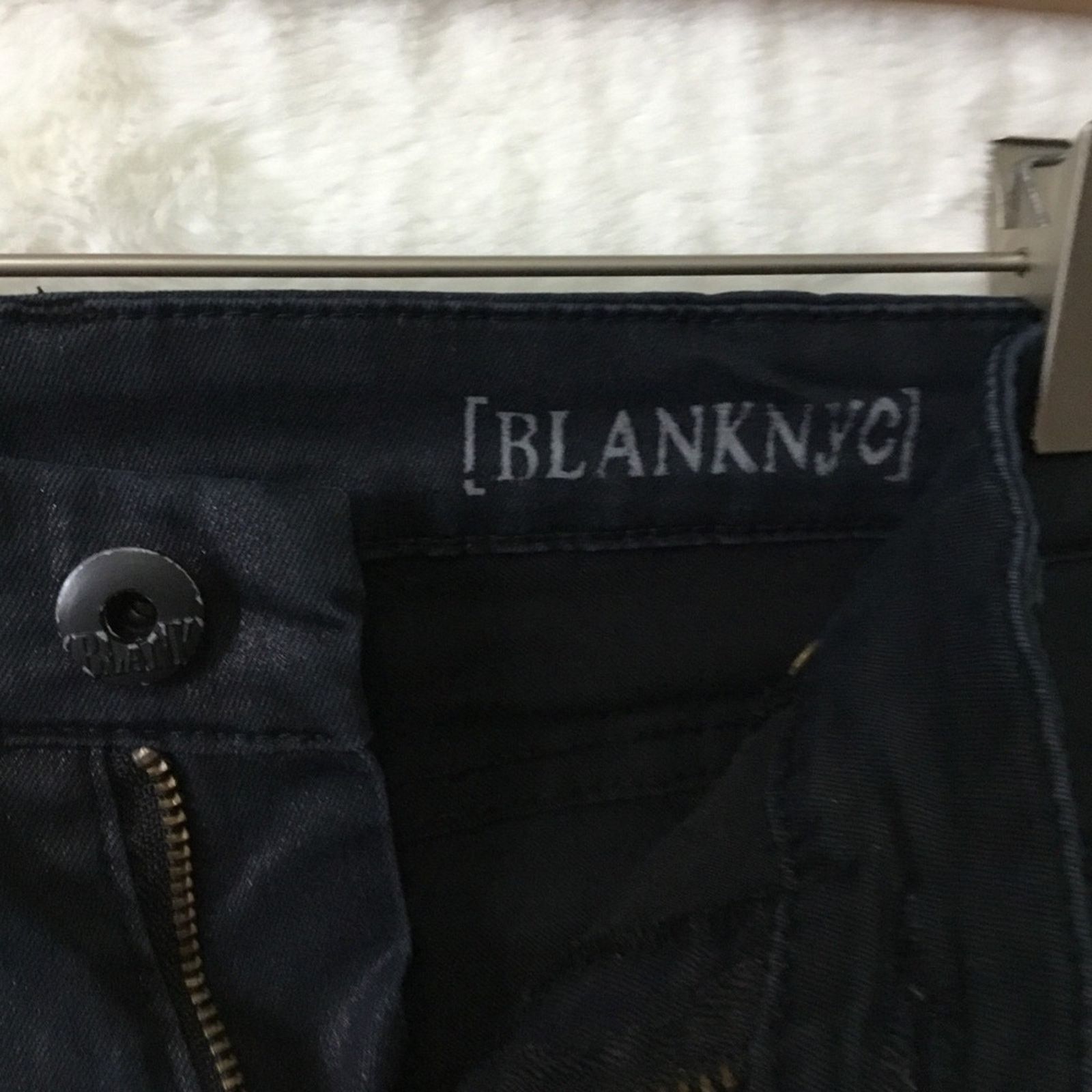 BLANKNYC Blank NYC Dark Gray Shimmer Stretch Skinny Jeans Size 28" / US 6 / IT 42 - 5 Thumbnail