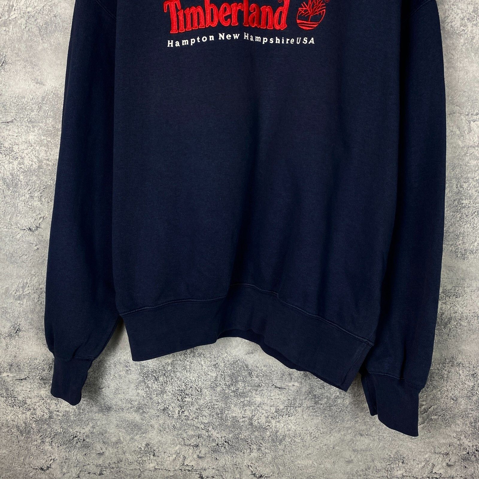 Timberland Timberland Big Logo Sweatshirt Size XL Blue Long Sleeve ` Size US XL / EU 56 / 4 - 3 Thumbnail