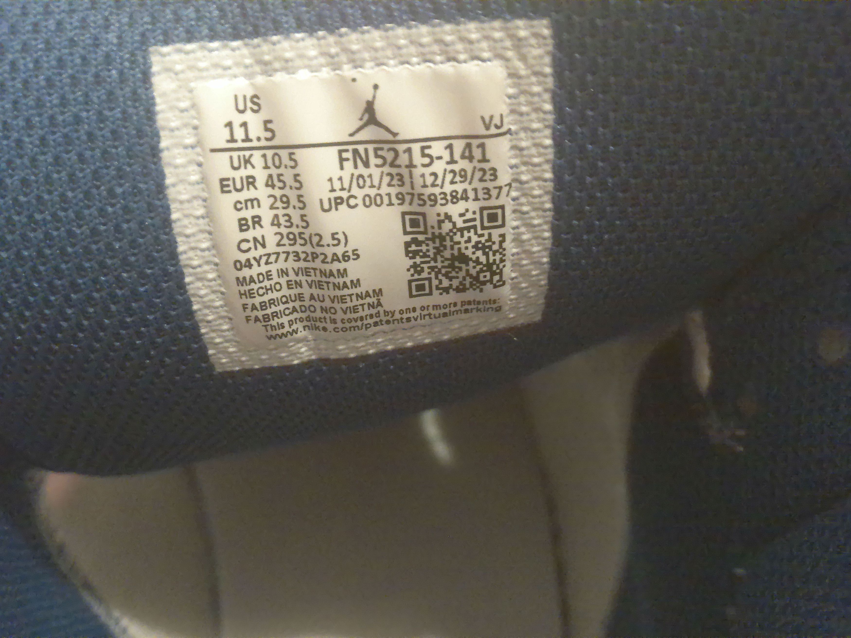 Nike Air Jordan 1 Mid Industrial Blue, Size 11.5, NEW IN BOX Size US 11.5 / EU 44-45 - 7 Thumbnail