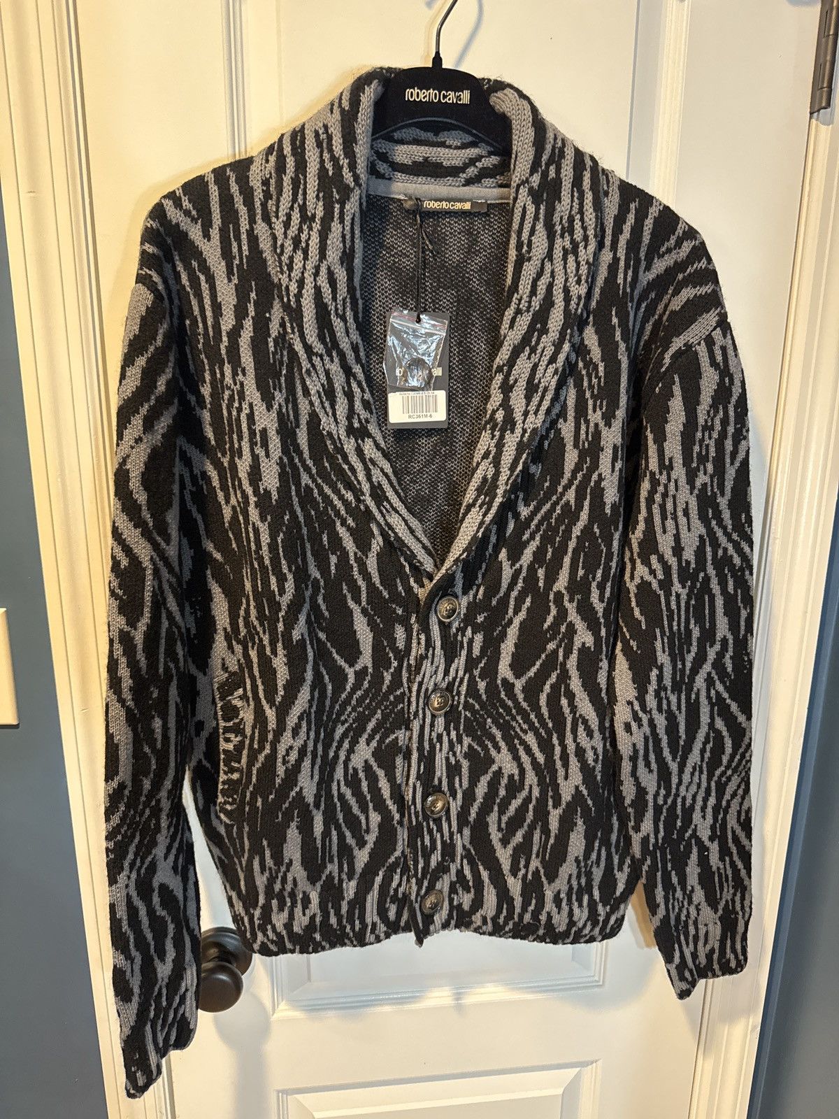 Roberto Cavalli Roberto Cavalli Cardigan Size US M / EU 48-50 / 2 - 1 Thumbnail