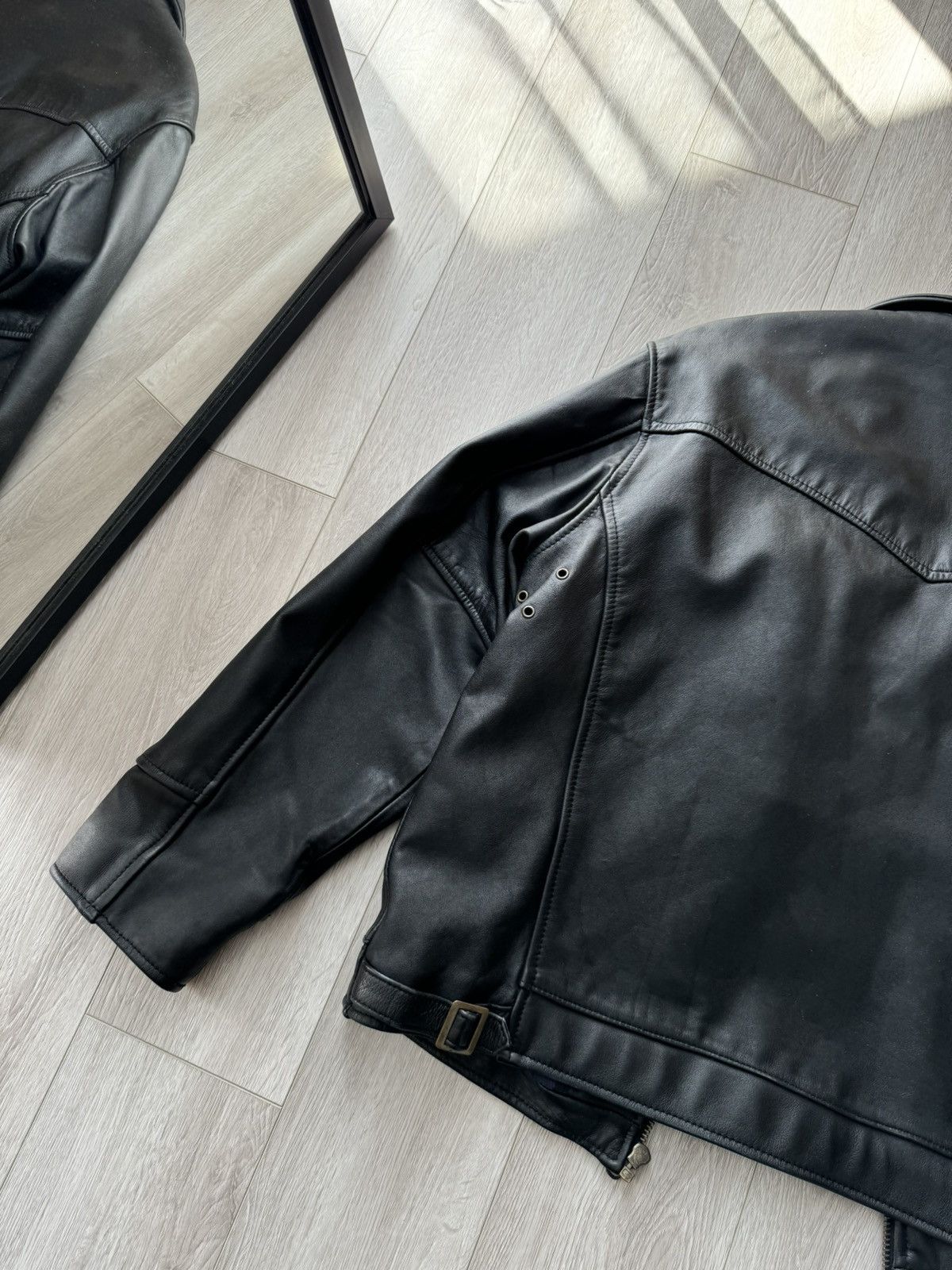 Levi's VINTAGE 90s LEVIS HEAVY LEATHER JACKET Size US M / EU 48-50 / 2 - 12 Thumbnail