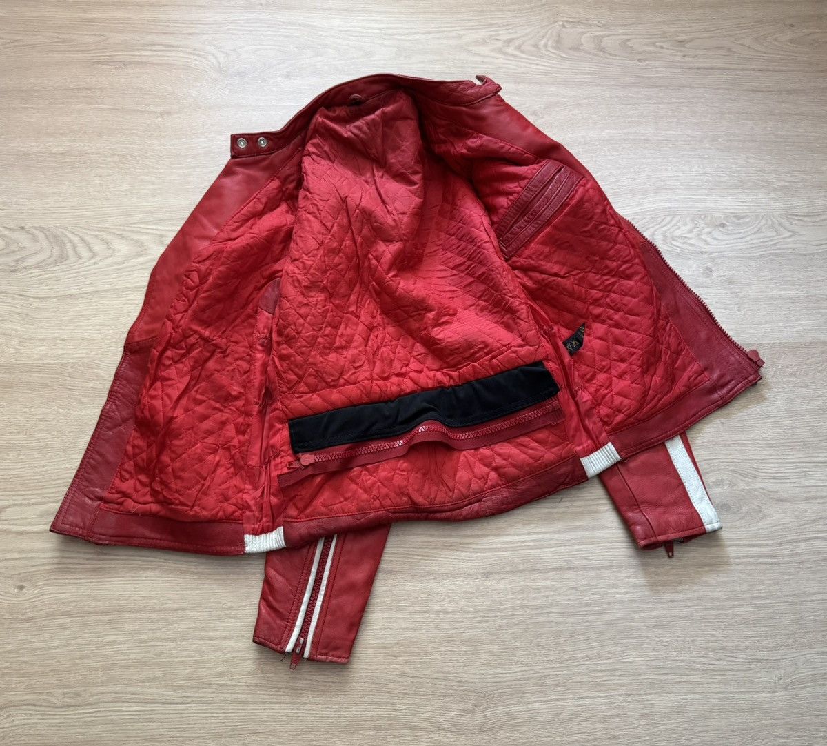Genuine Leather Vintage 90’s Women’s Genuine Leather Moto Racing Jacket Size S / US 4 / IT 40 - 5 Thumbnail