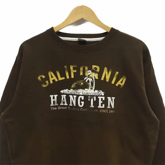 Hang Ten HANG TEN California Surfing Crewneck Sweatshirt Pullover Size US L / EU 52-54 / 3 - 2 Thumbnail