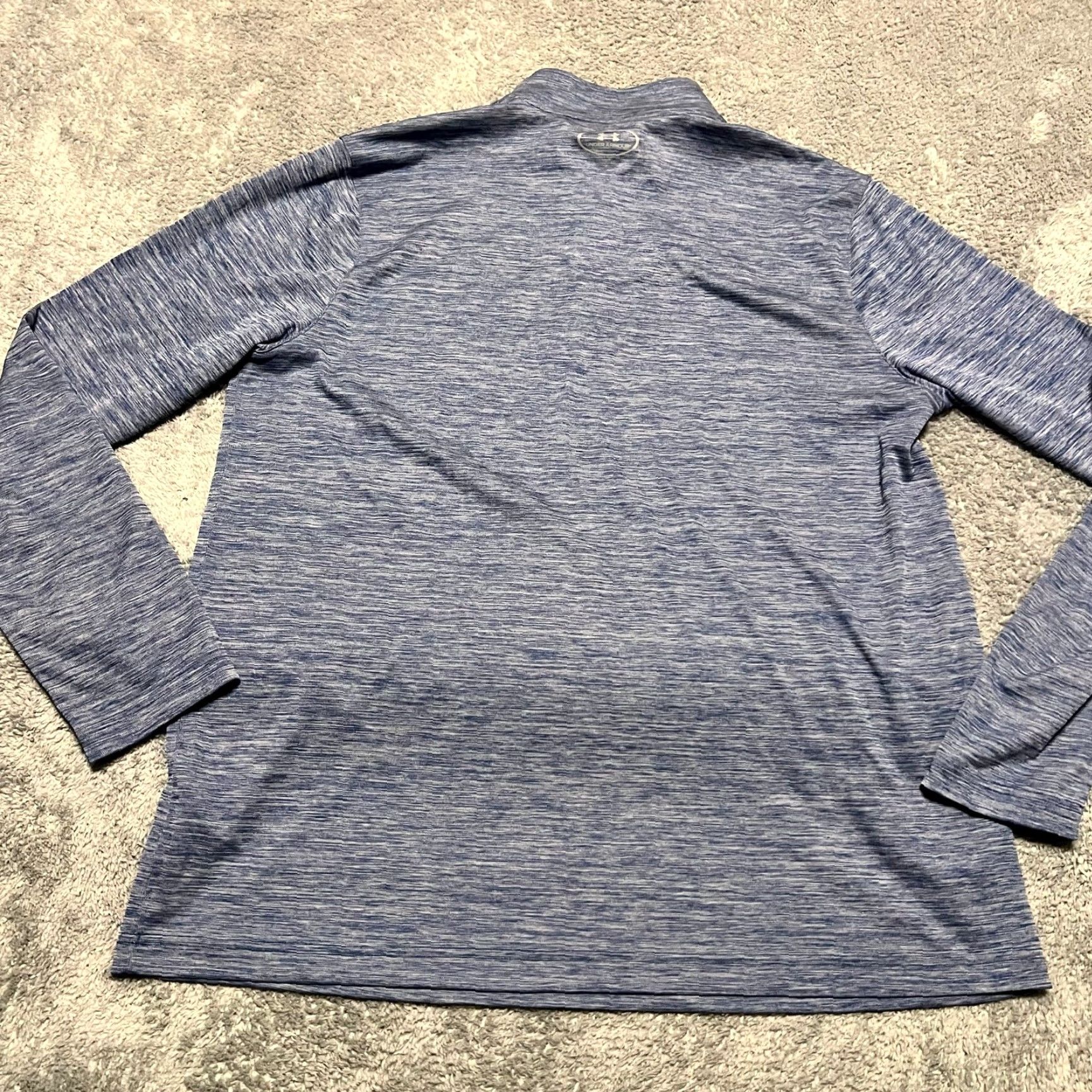 Under Armour Under Armour Shirt Mens XXL Quarter Zip Performance Long Sleeve Blue Size US XXL / EU 58 / 5 - 3 Thumbnail