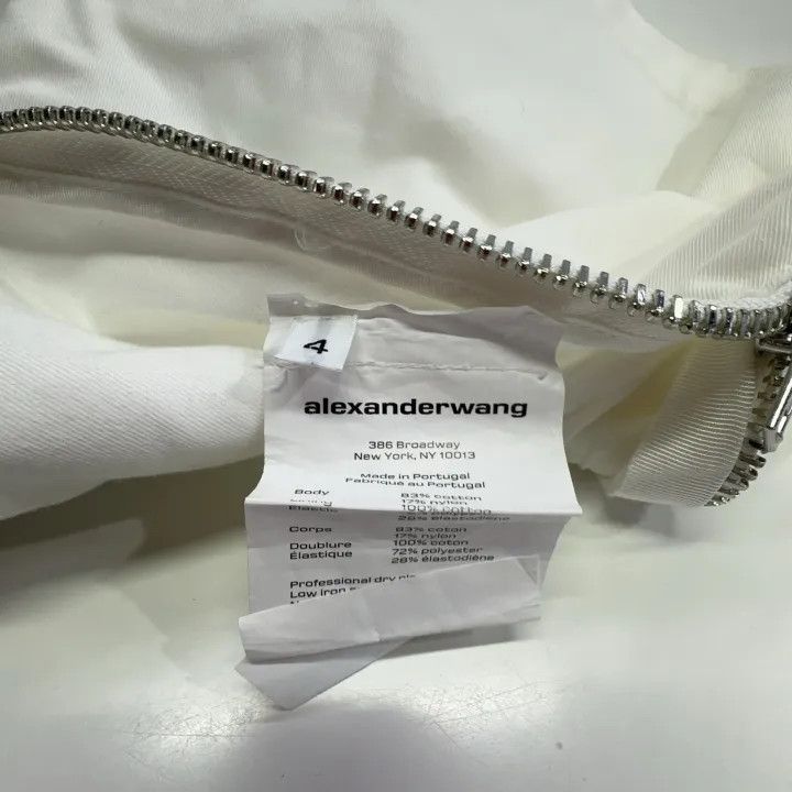 Alexander Wang Alexander Wang Color-Block Logo Summer Shorts - Size 23" - 4 Thumbnail