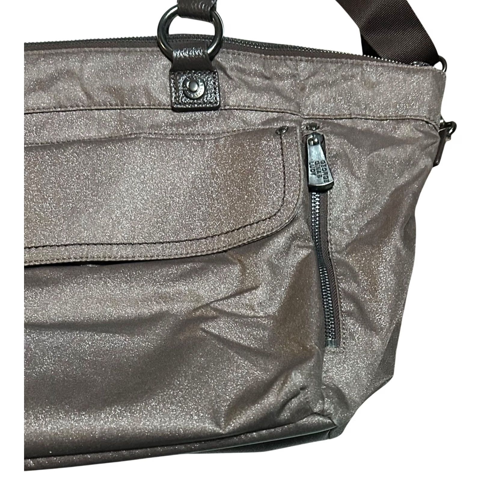 George Gina & Lucy George Gina & Lucy Crossbody Purse Bag GGL Model Tomcat Metallic Brown Handbag Size ONE SIZE - 3 Thumbnail