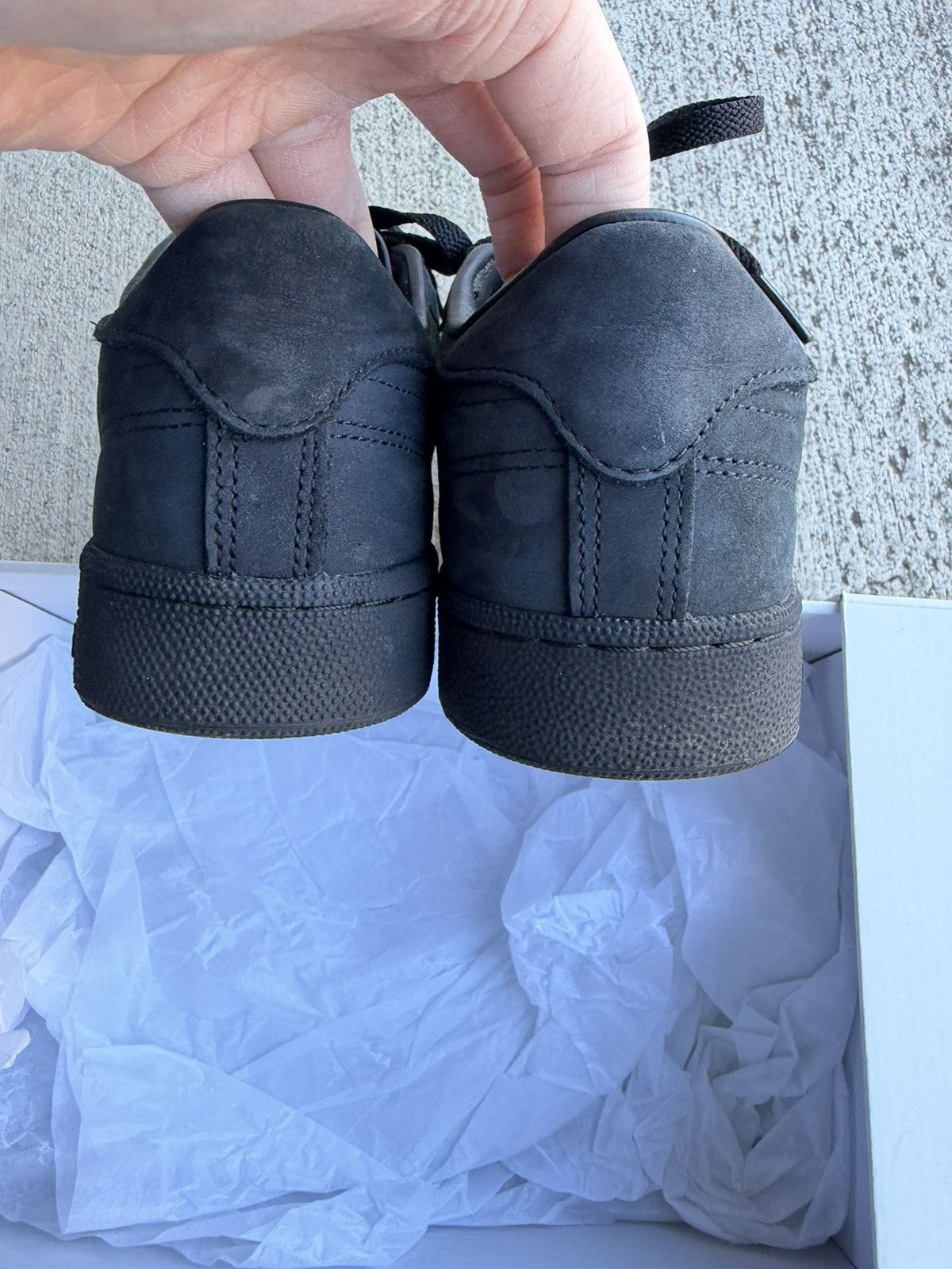 JJJJound × Reebok Jjjjound Reebok Club C Nubuck Core Black Size US 8 / EU 41 - 2 Thumbnail