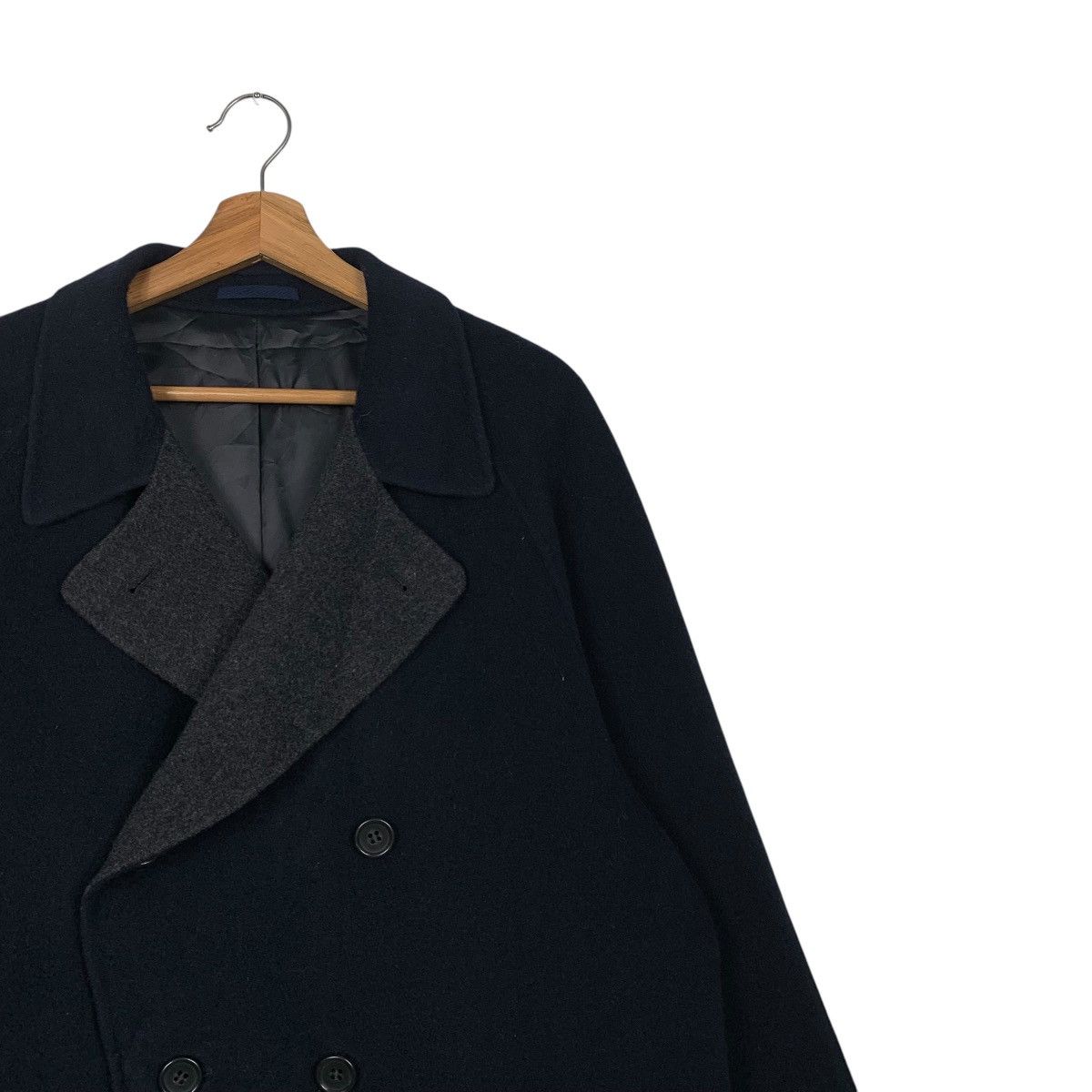Comme Ca Ism Comme Ca Du Mode Men Wool Double Breasted Coat Size US L / EU 52-54 / 3 - 5 Thumbnail
