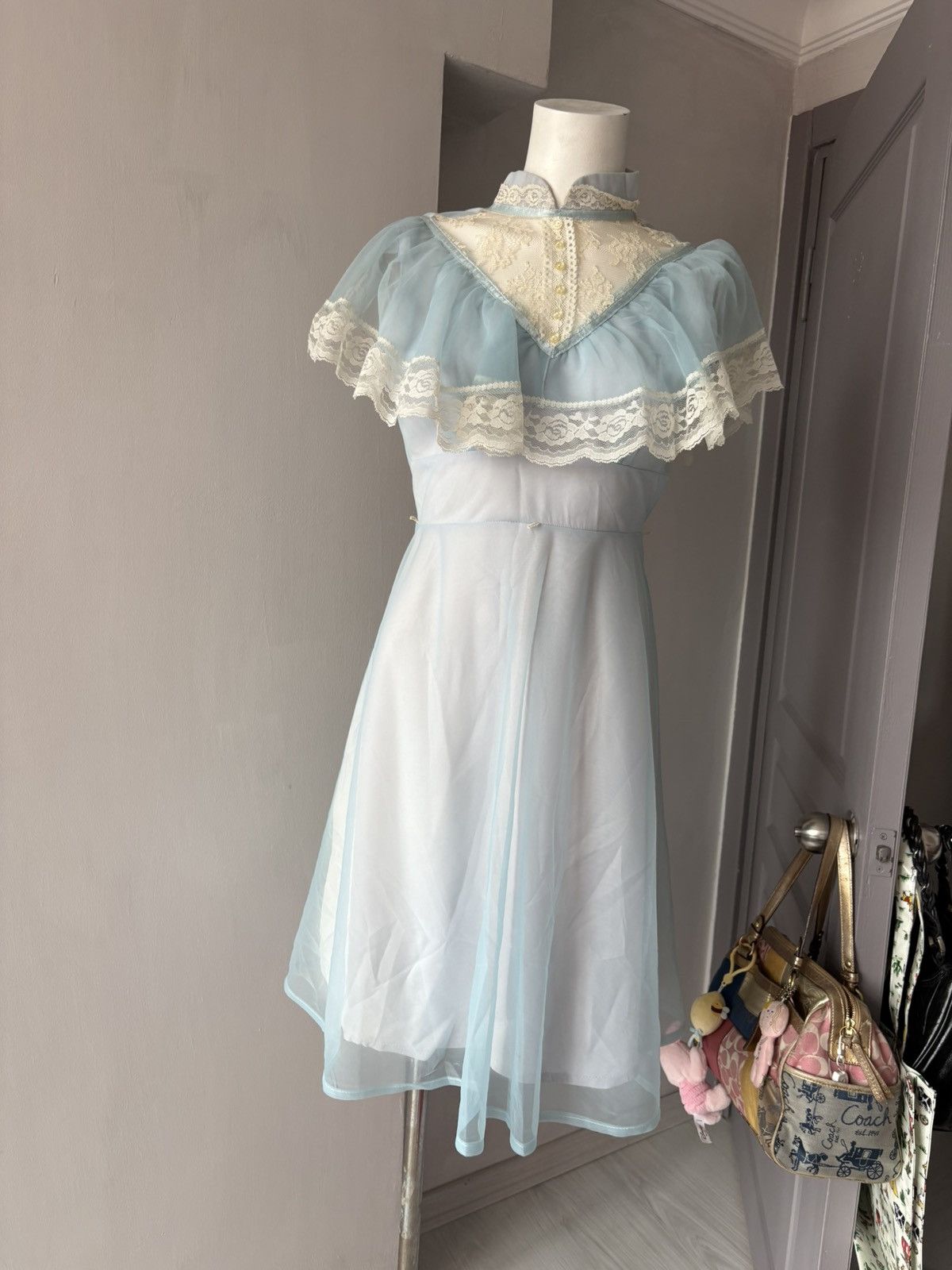 Vintage Antique dress Size XS / US 0-2 / IT 36-38 - 11 Thumbnail