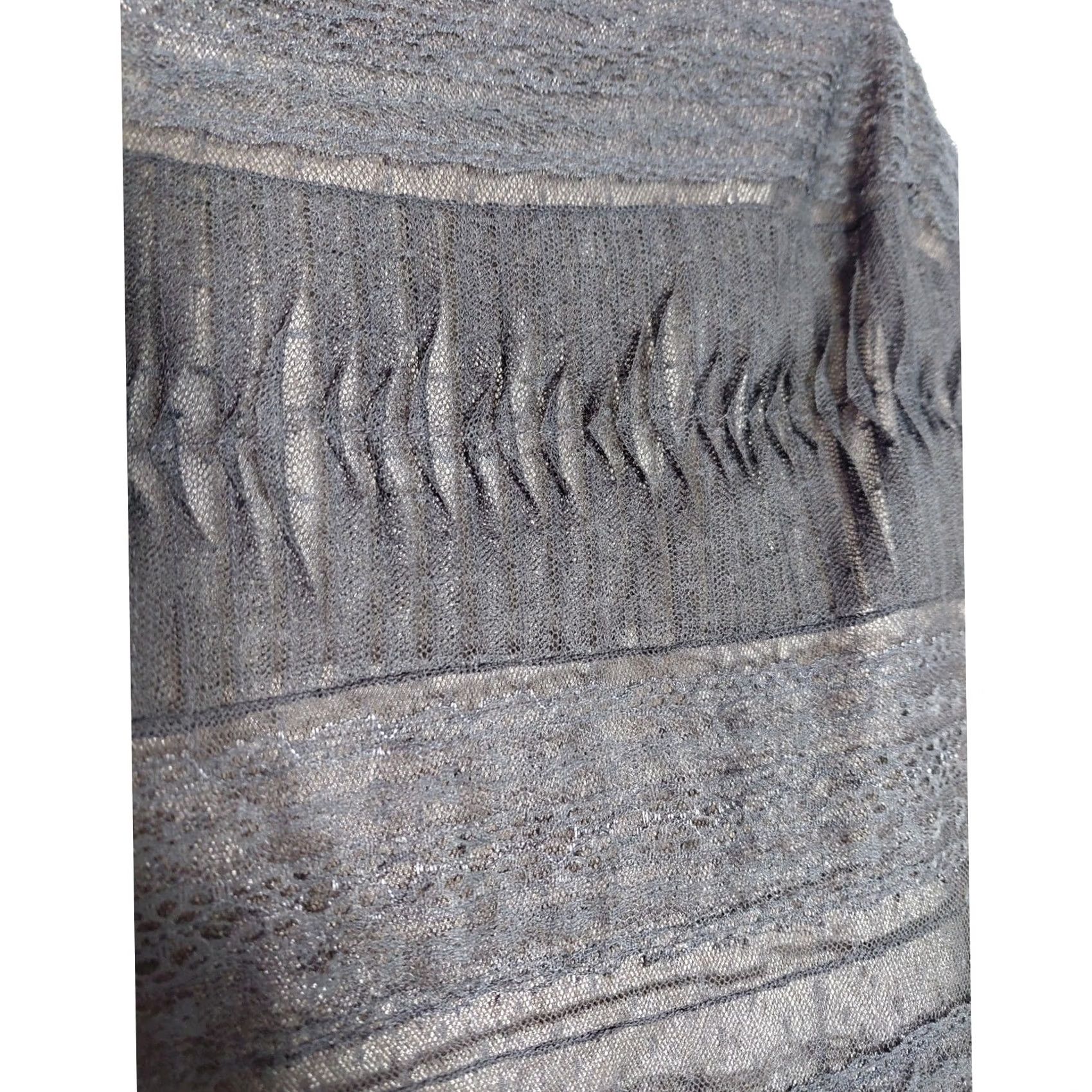 Bcbgmaxazria BCBGMAXAZRIA Dress Brown Fringe Sleeveless Midi Women Size 6 Size M / US 6-8 / IT 42-44 - 6 Thumbnail