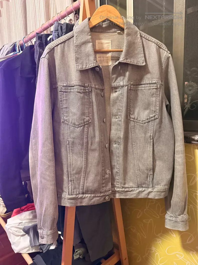 Helmut Lang Helmut Lang 1999 Oversleeve Wax Denim jacket | Grailed