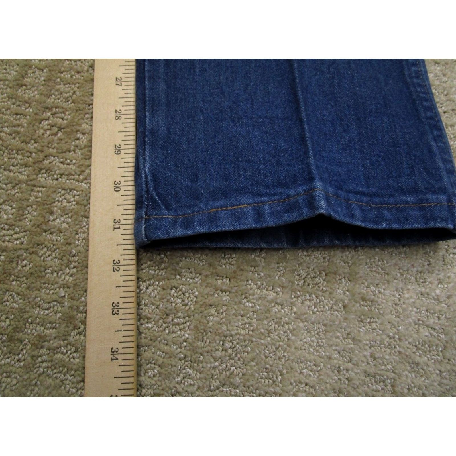 Wrangler Wrangler Jeans Men 38x31 Blue Cowboy Cut Original Fit Western Pants Dark Wash Jeans Regular Fit 5-Pocket Denim Cotton Wrangler 13MWZ Mens Size US 38 / EU 54 - 7 Thumbnail